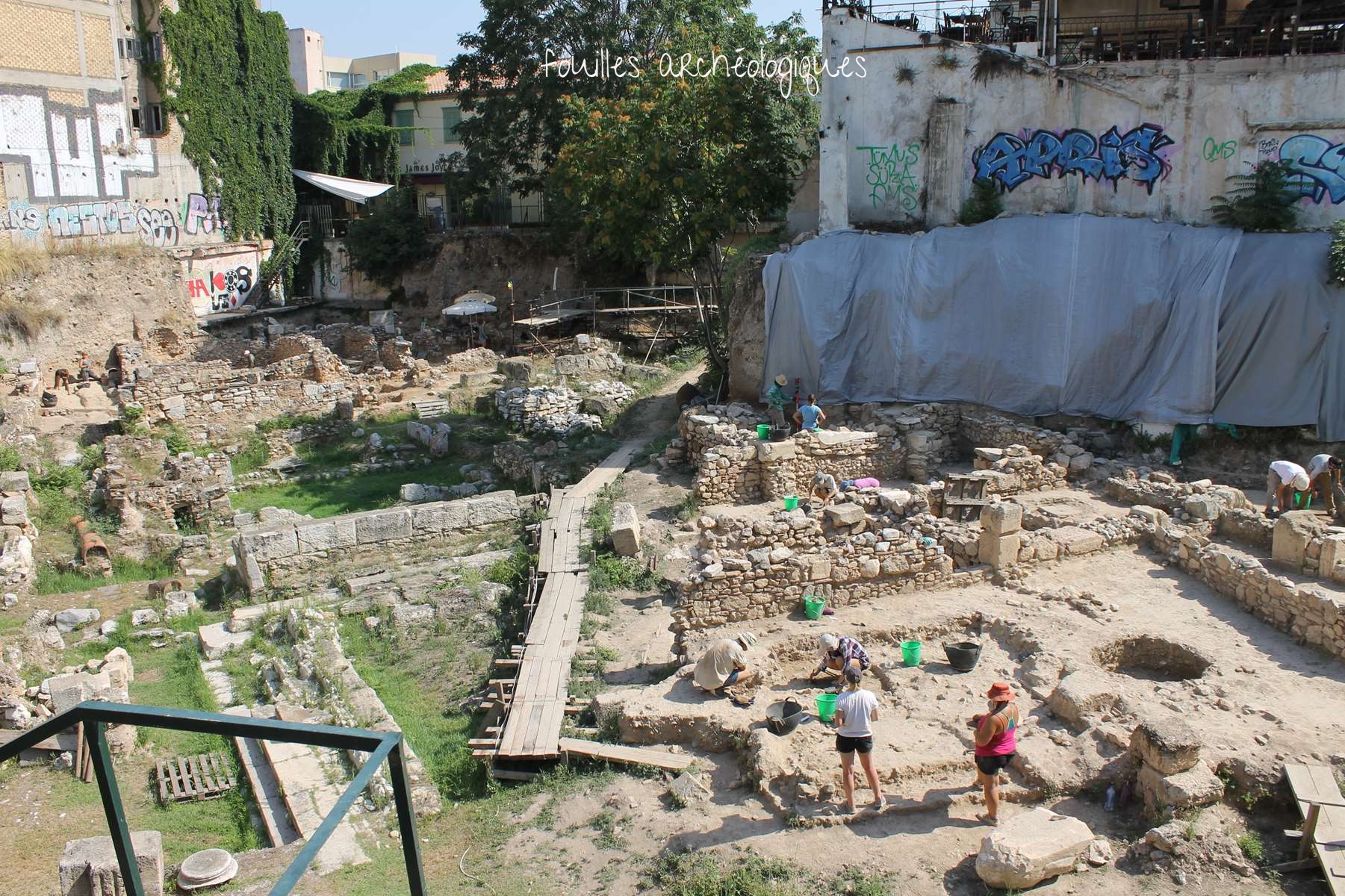 Fouilles archéologiques Athènes