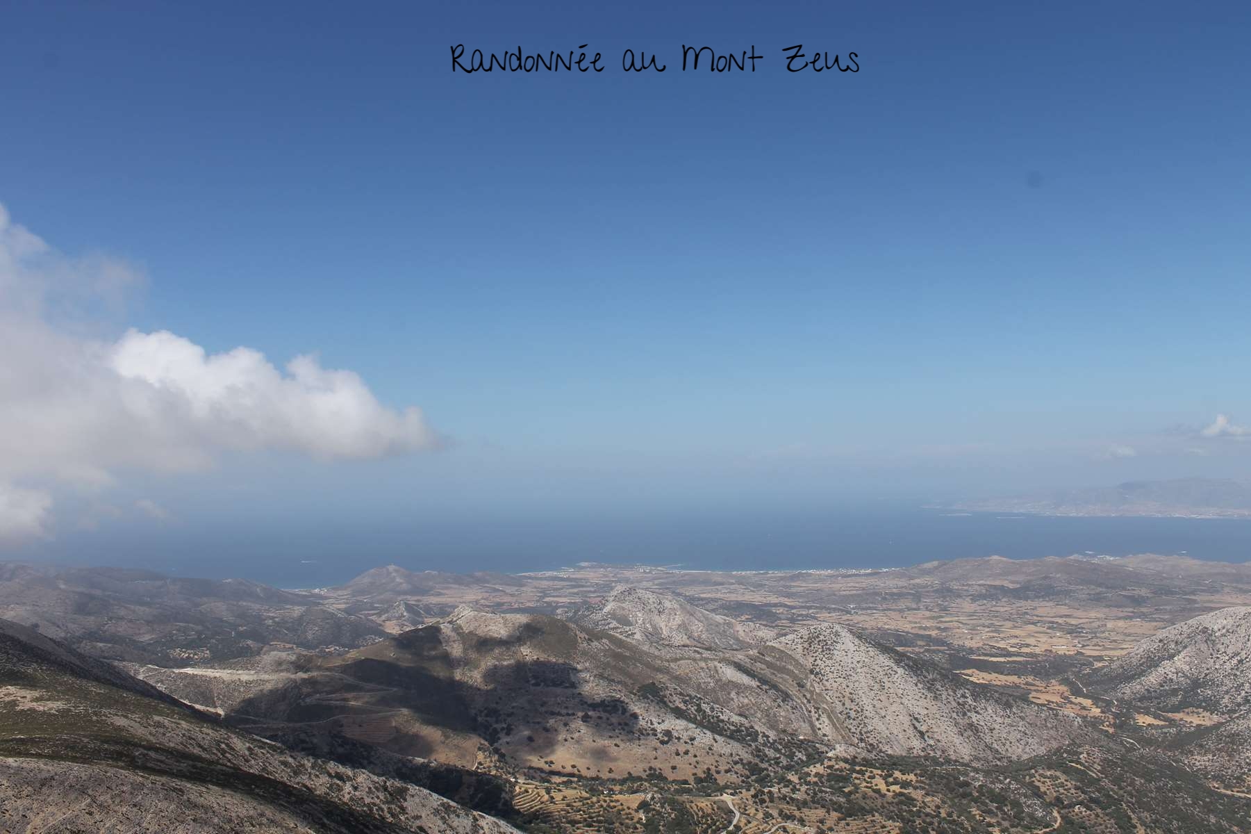 Randonnée Mont Zeus Naxos