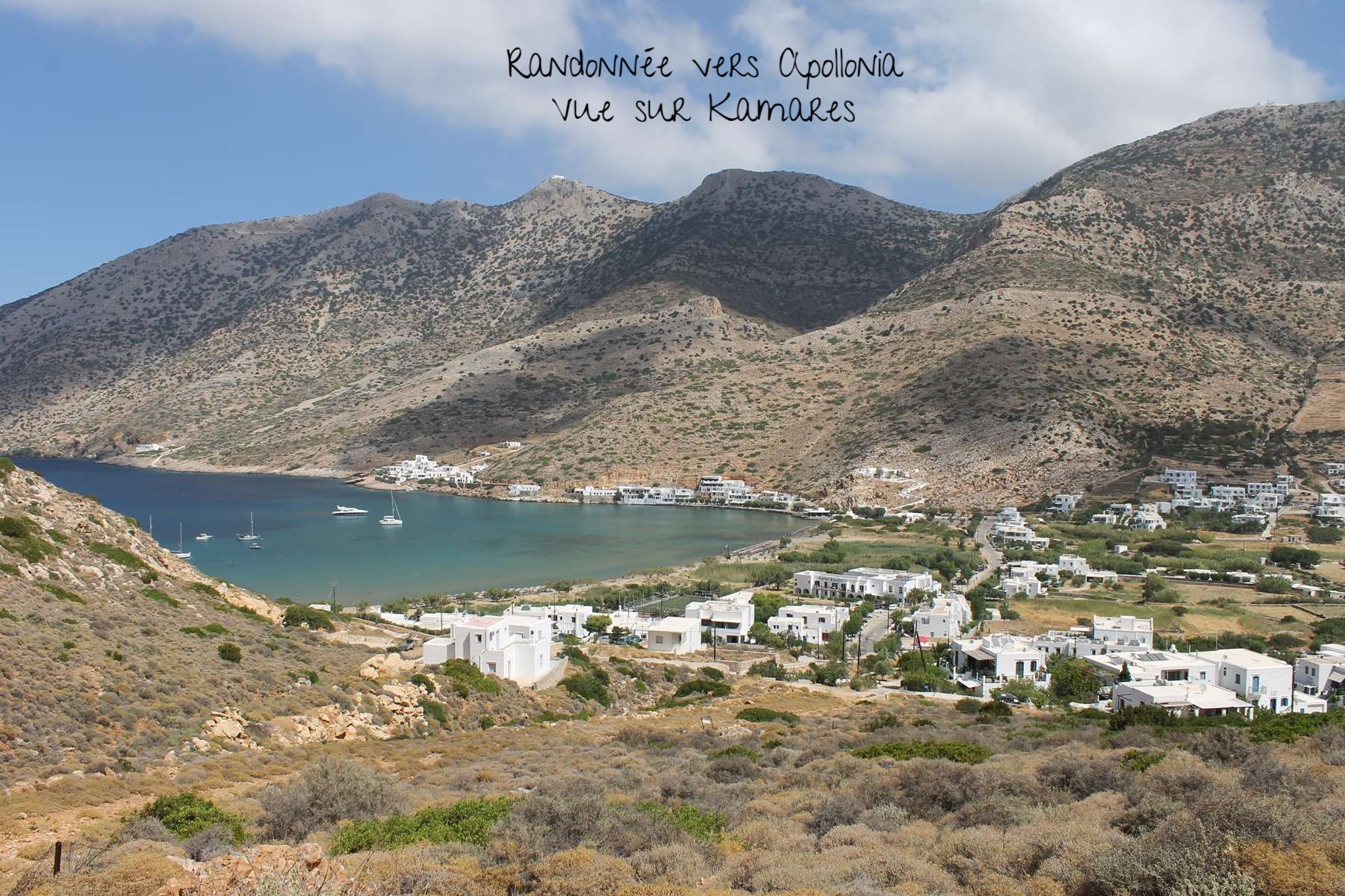 Randonnée Apollonia Kamares Sifnos