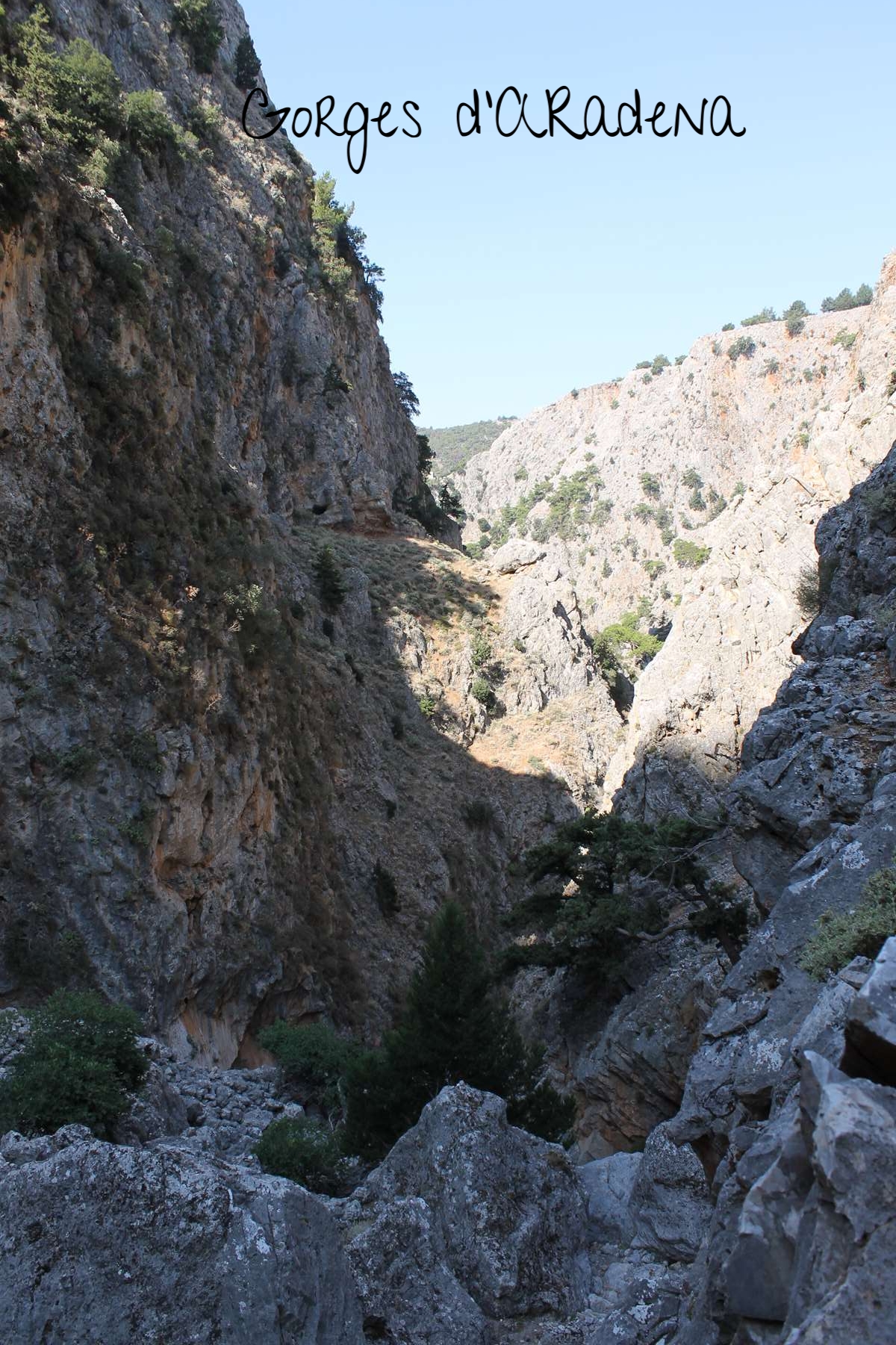Gorges Aradena Crête