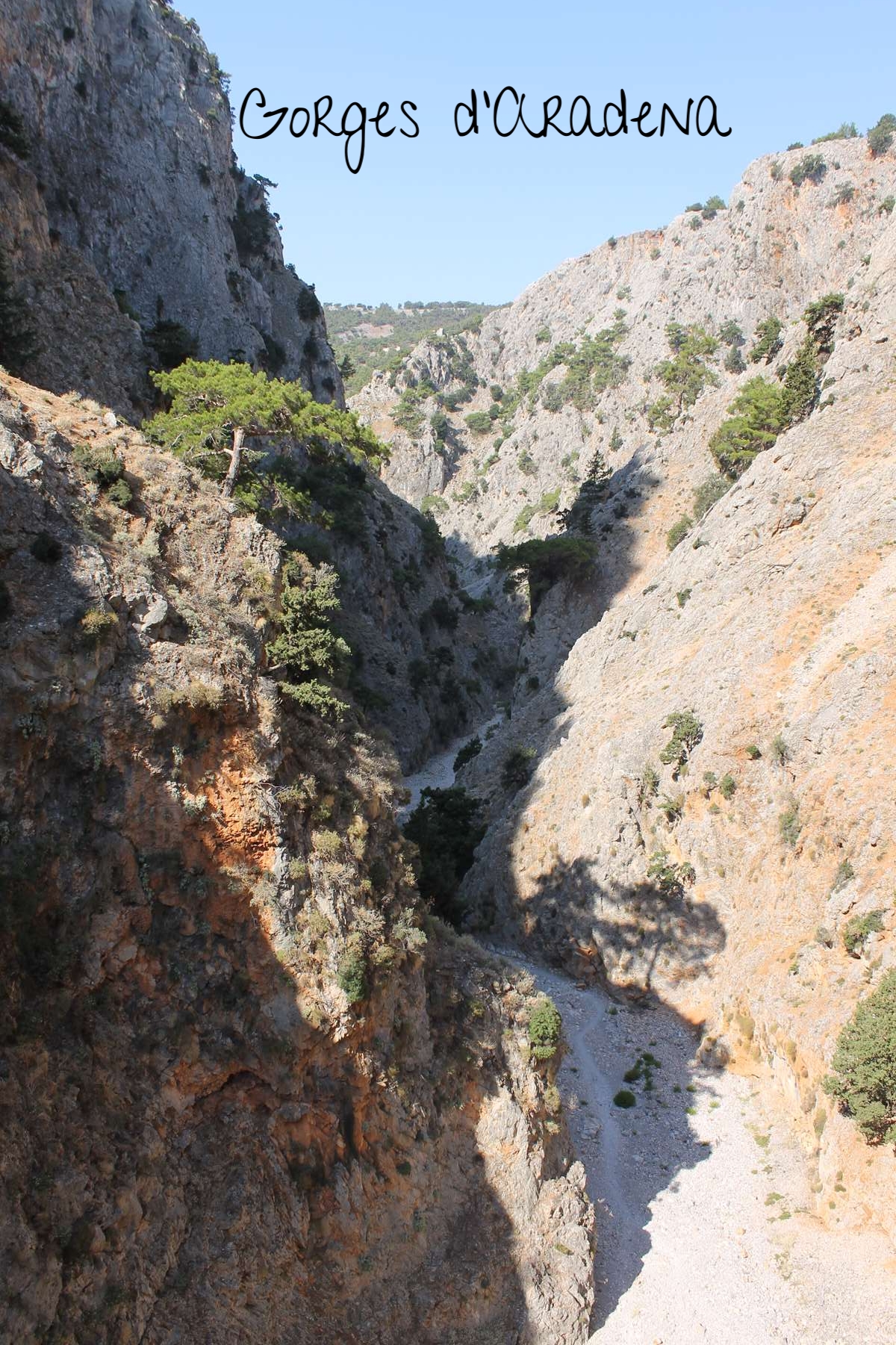 Gorges Aradena Crête