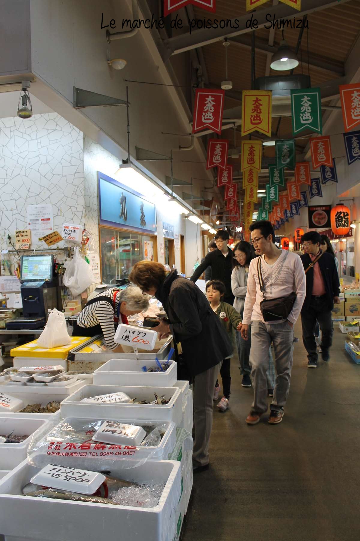 Marché de poisson Shimizu Shizuoka