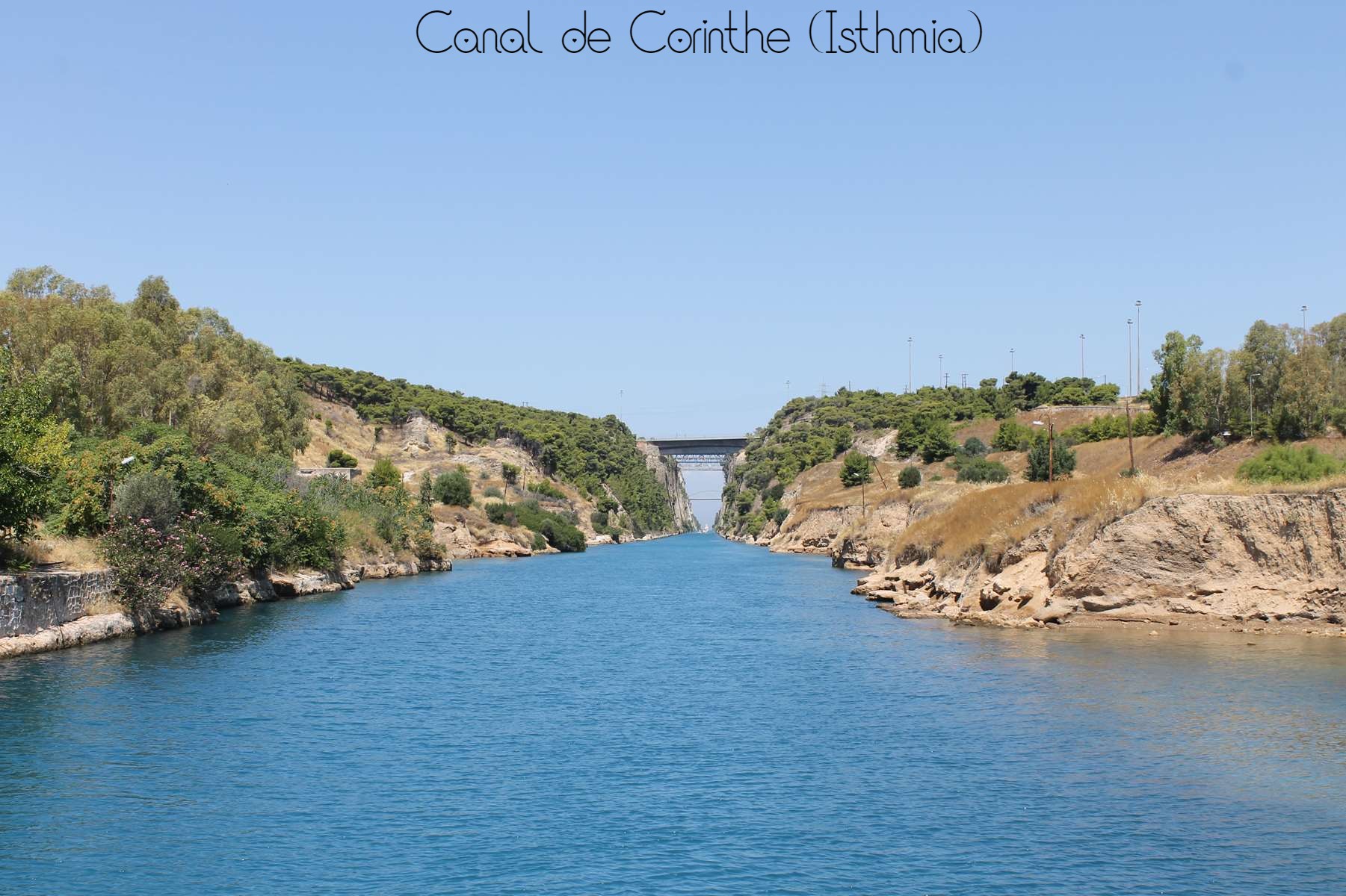 Canal de Corinthe Grèce Peloponnese