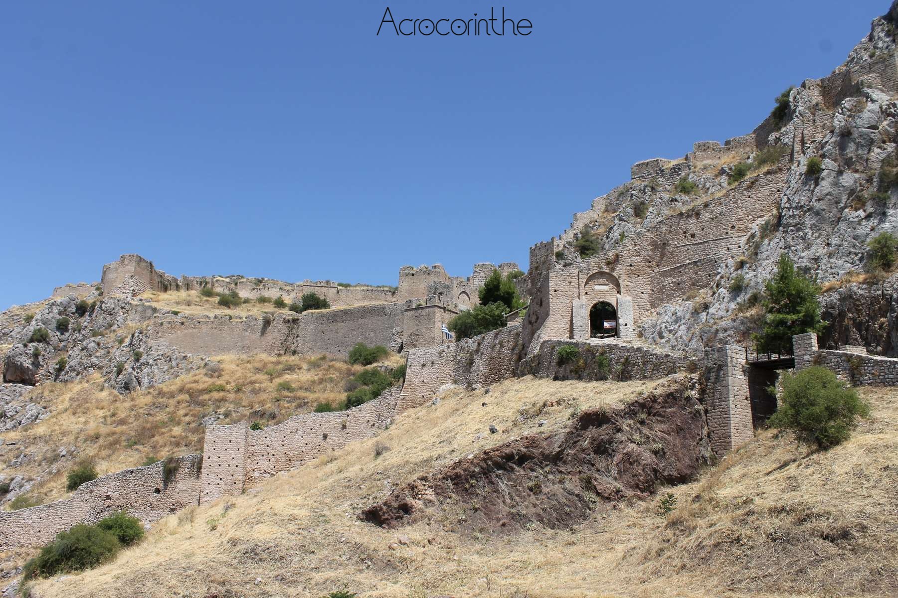 Acrocorinthe Grèce Peloponnese