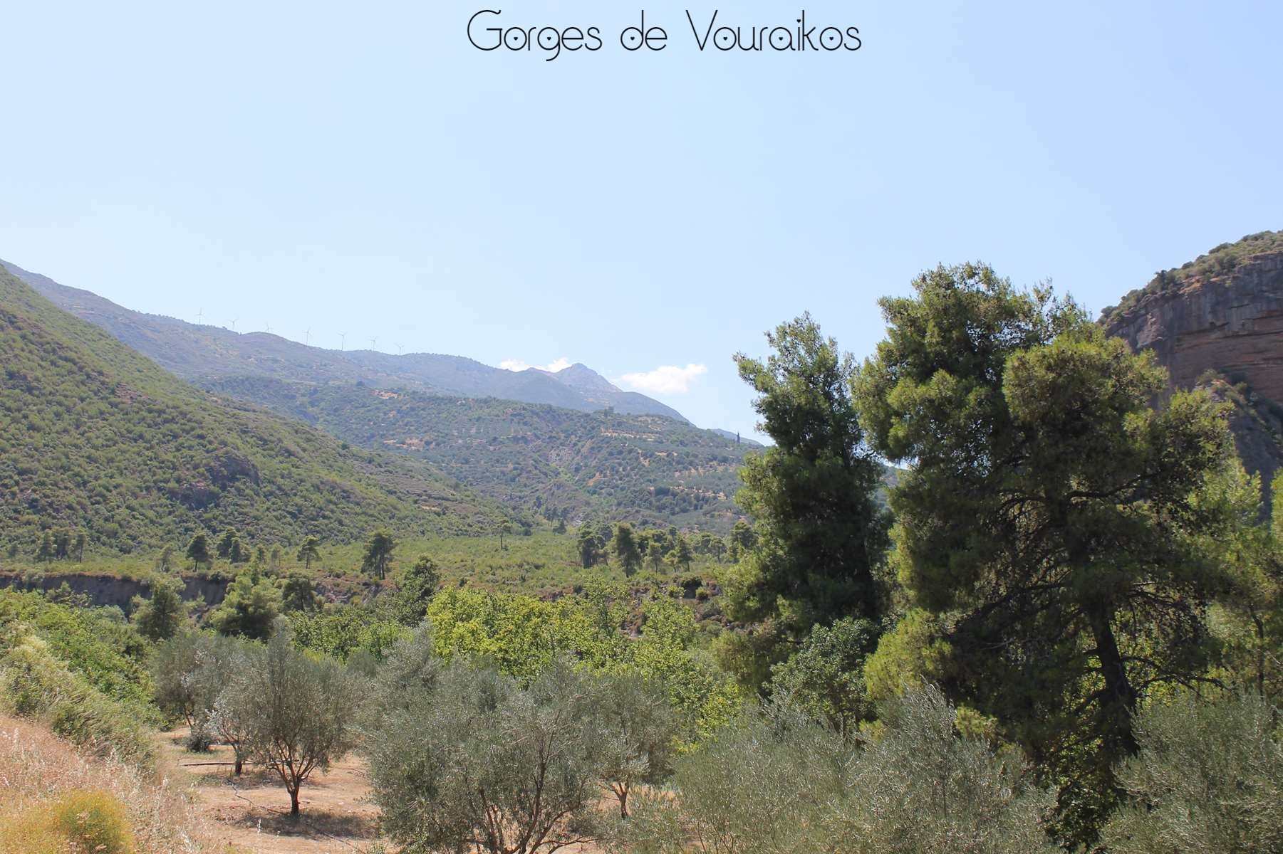 Gorges des Vouraikos Grèce Peloponnèse