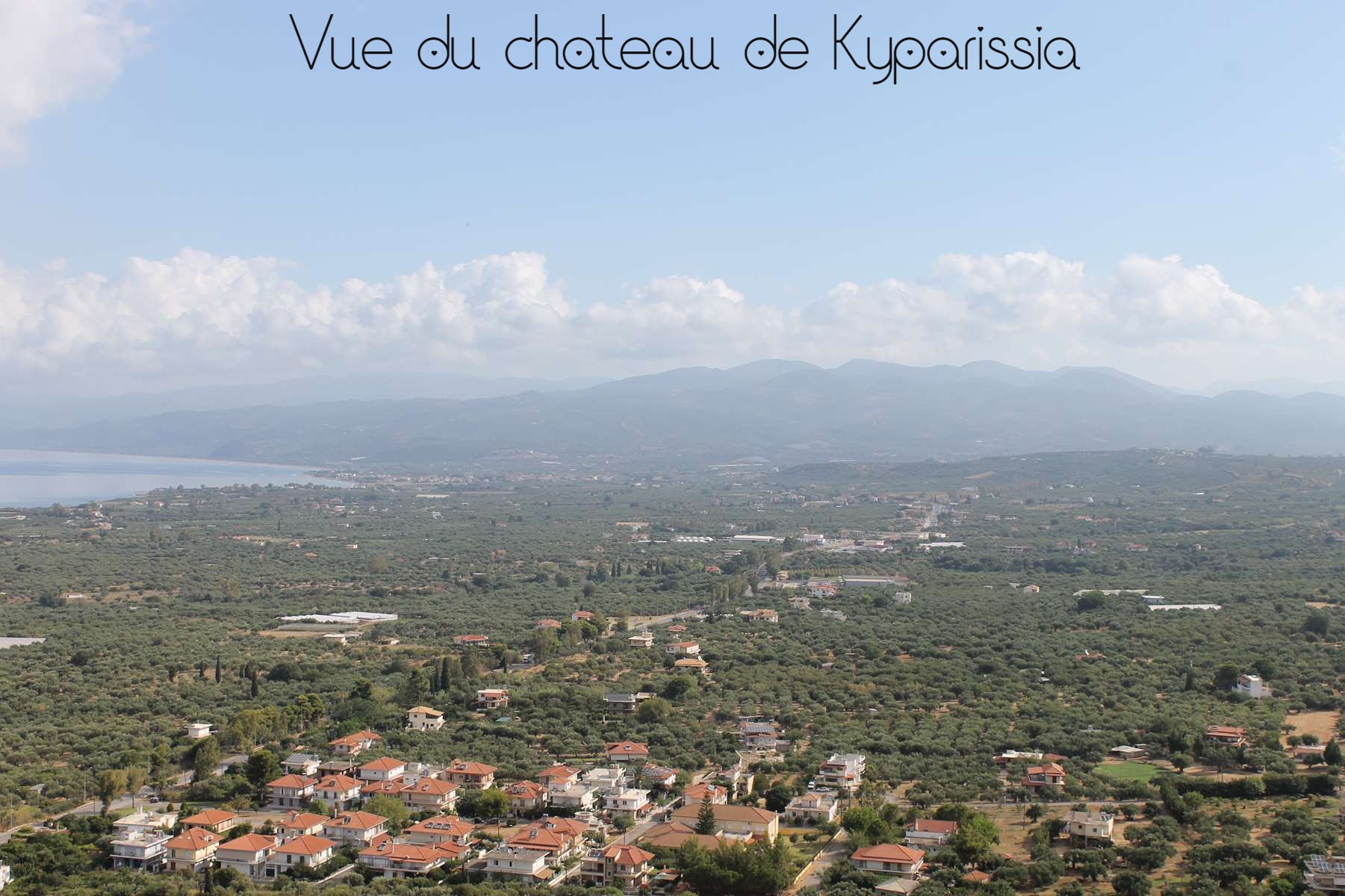 Chateau Kyparissia Grèce Peloponnèse