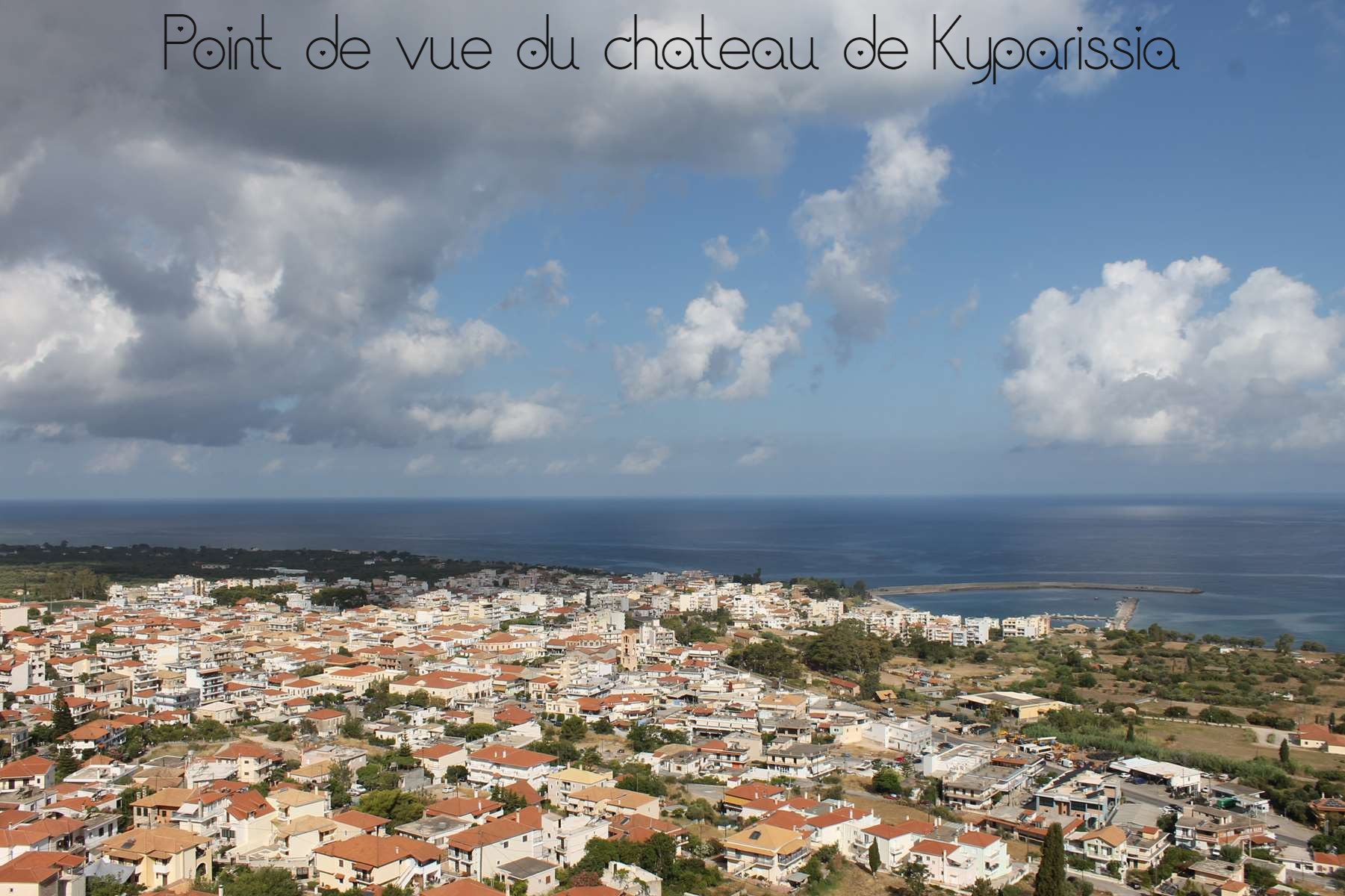 Chateau Kyparissia Grèce Peloponnèse