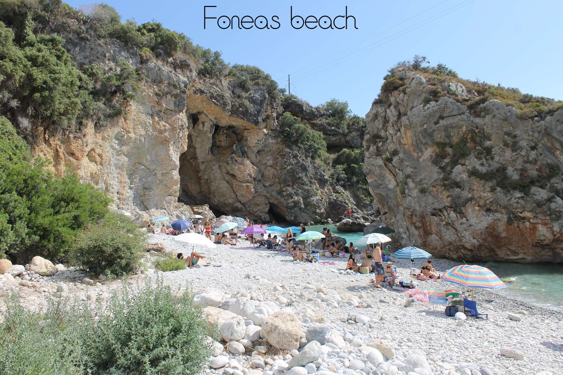 Foneas beach Magne Peloponnèse Grèce