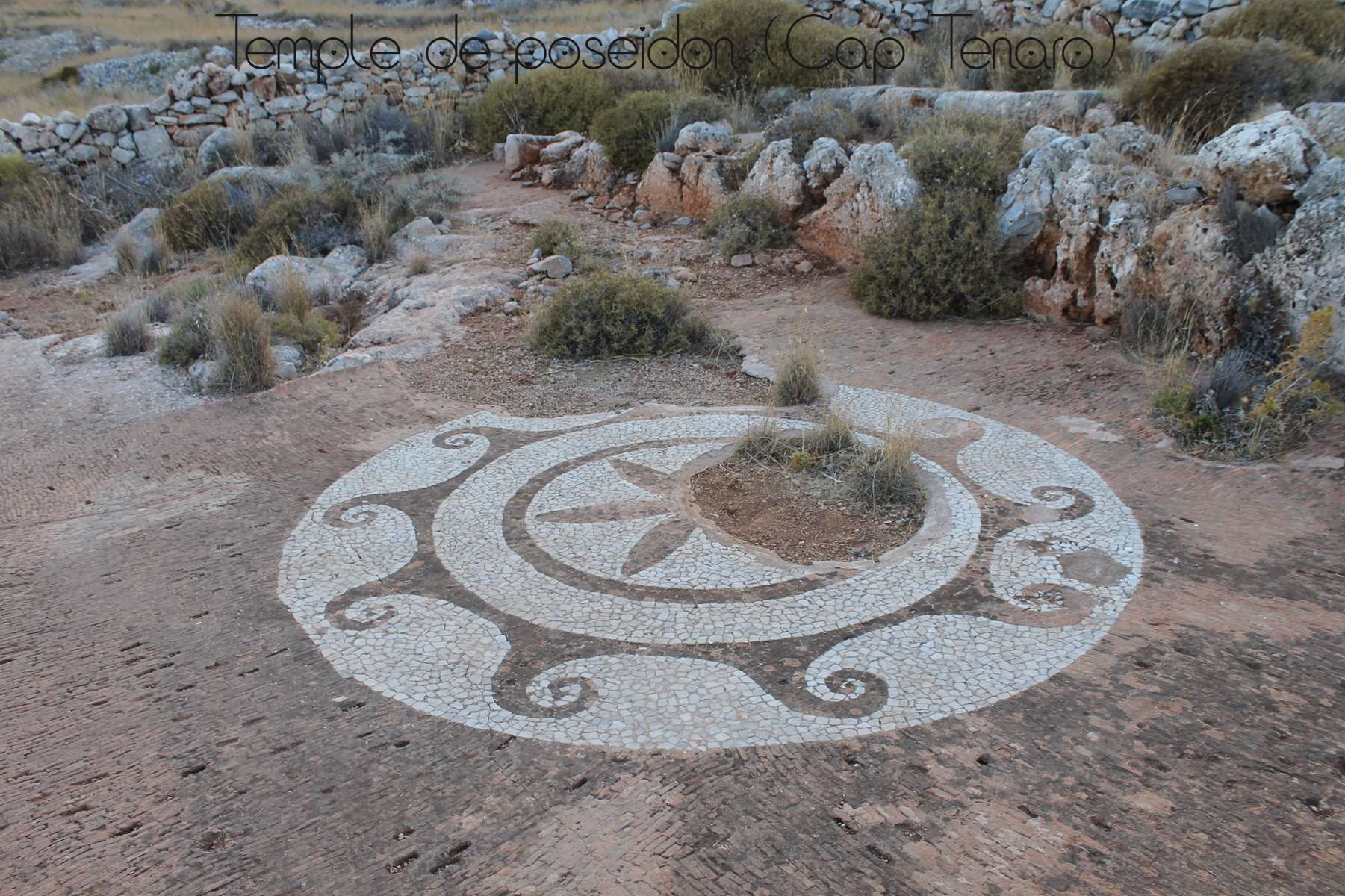 Temple de Poseidon Magne Peloponnèse Grèce