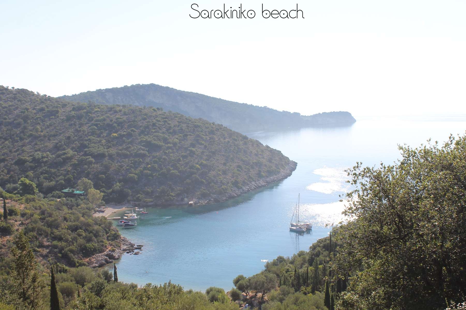 Sarakiniko beach Ithaque