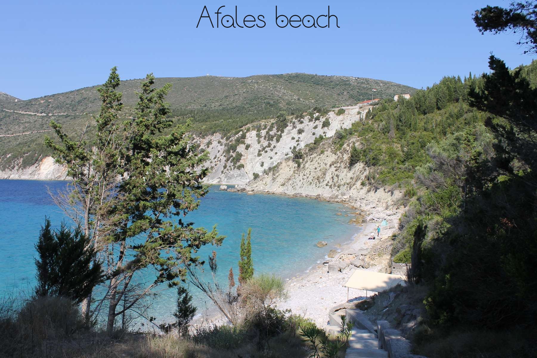 Afales beach Ithaque