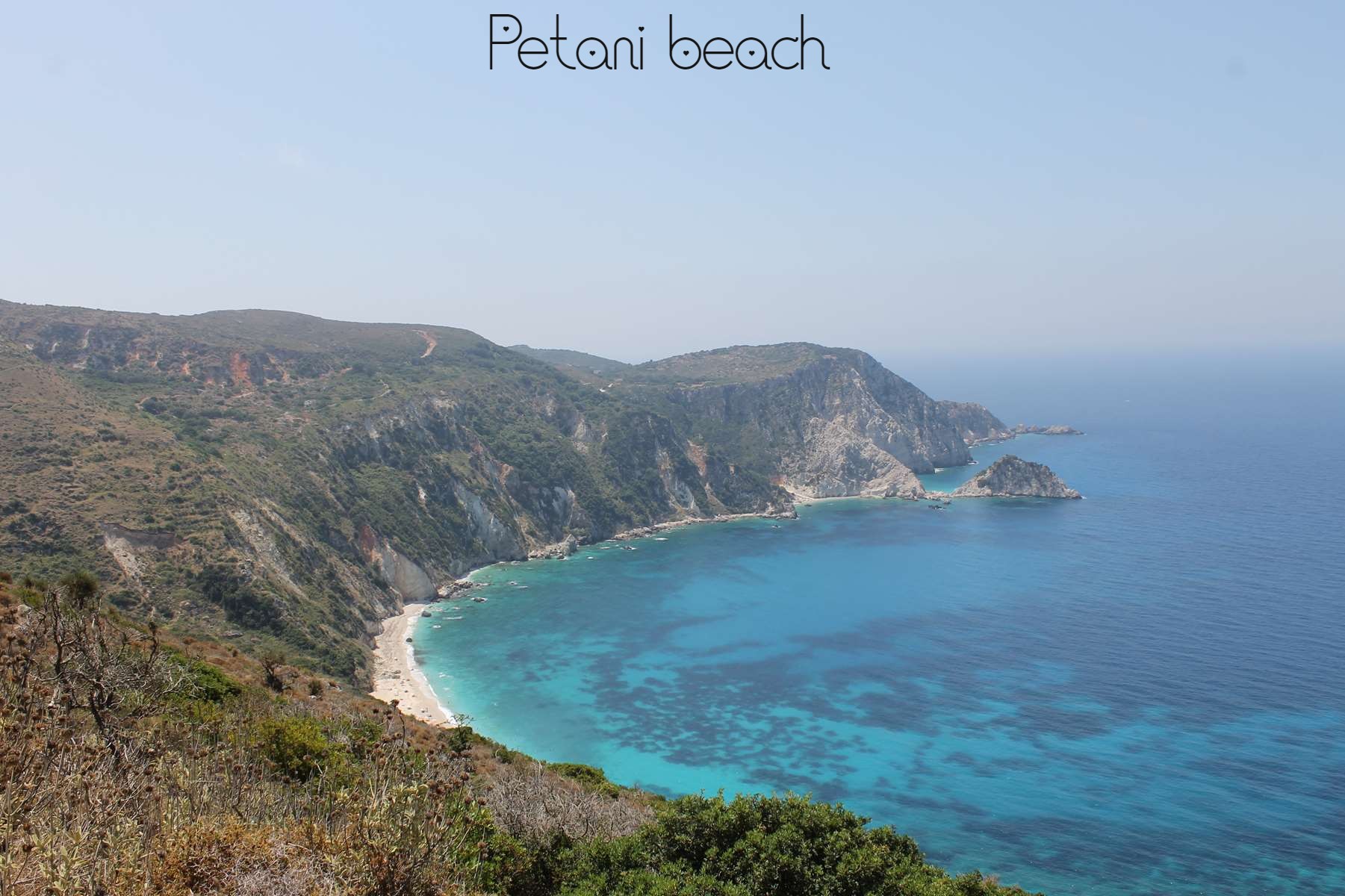 Petani beach Cephalonie Grèce