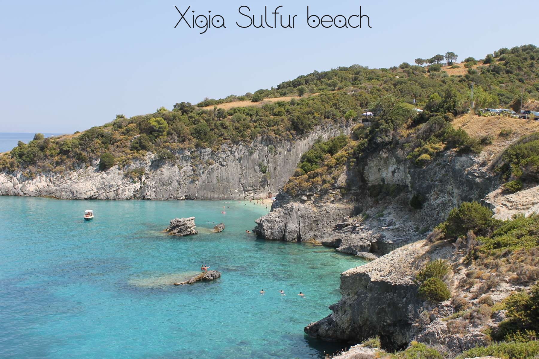 Xigia Sulfur beach Zante