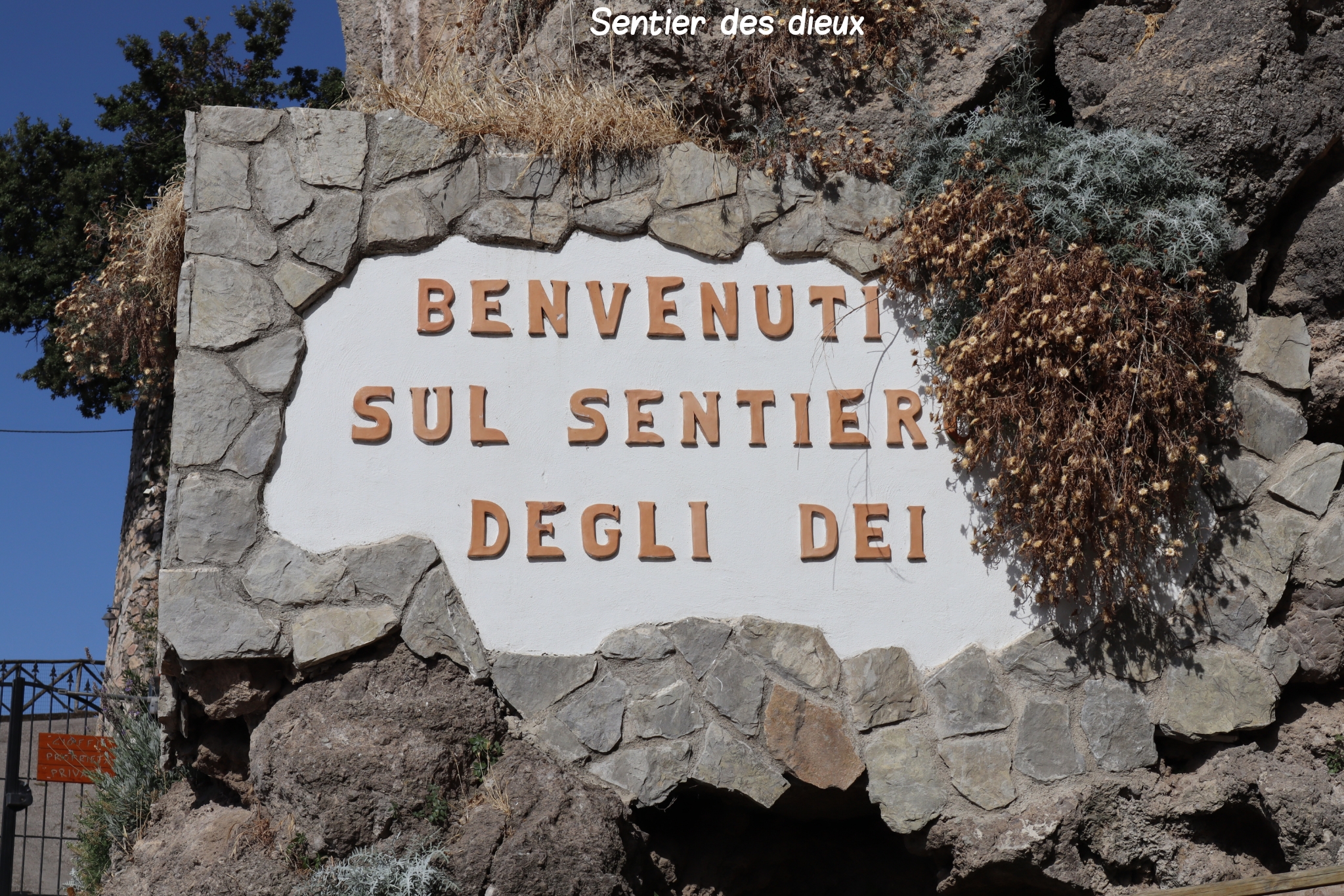 Sentier des dieux cote amalfitaine