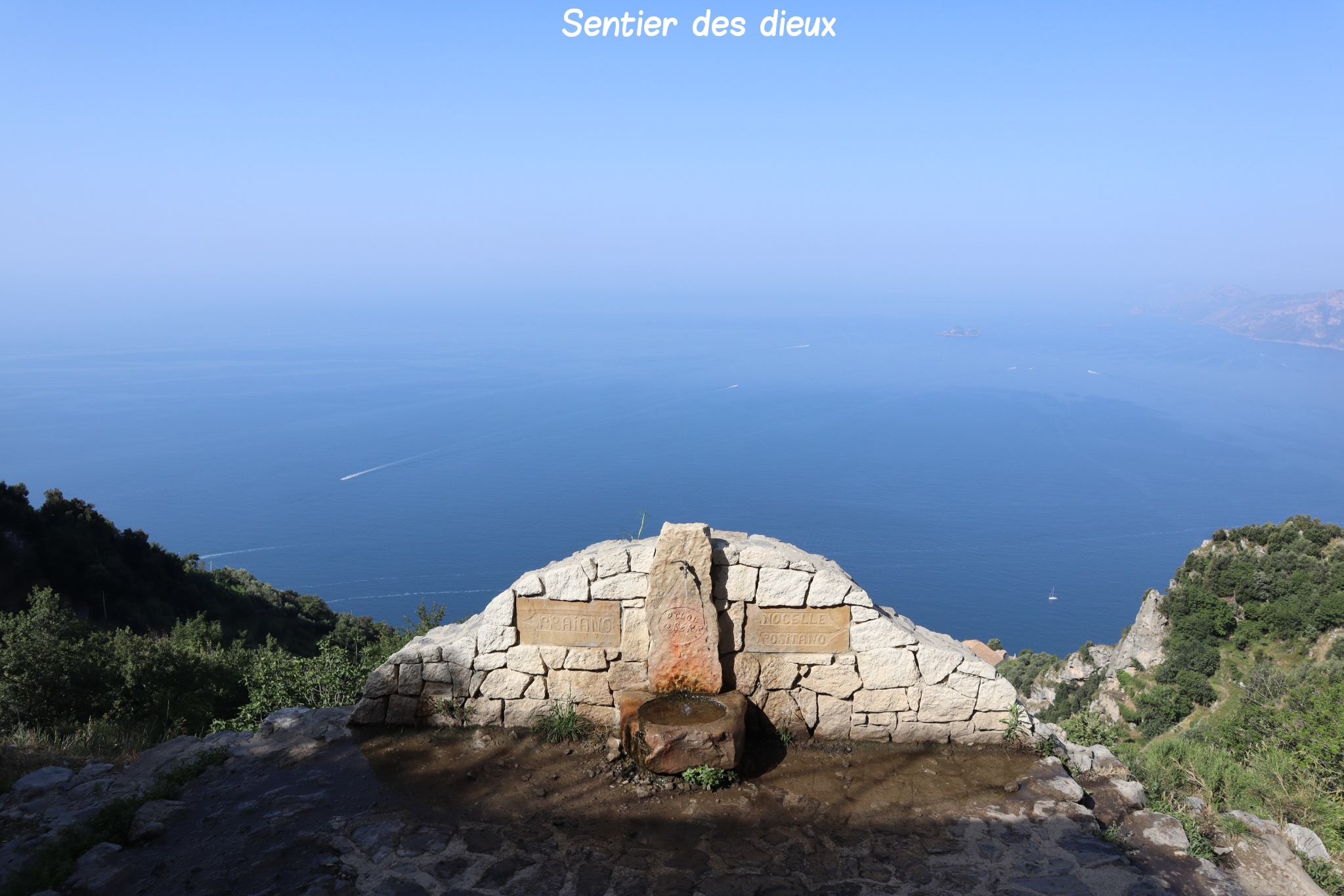 Sentier des dieux cote amalfitaine