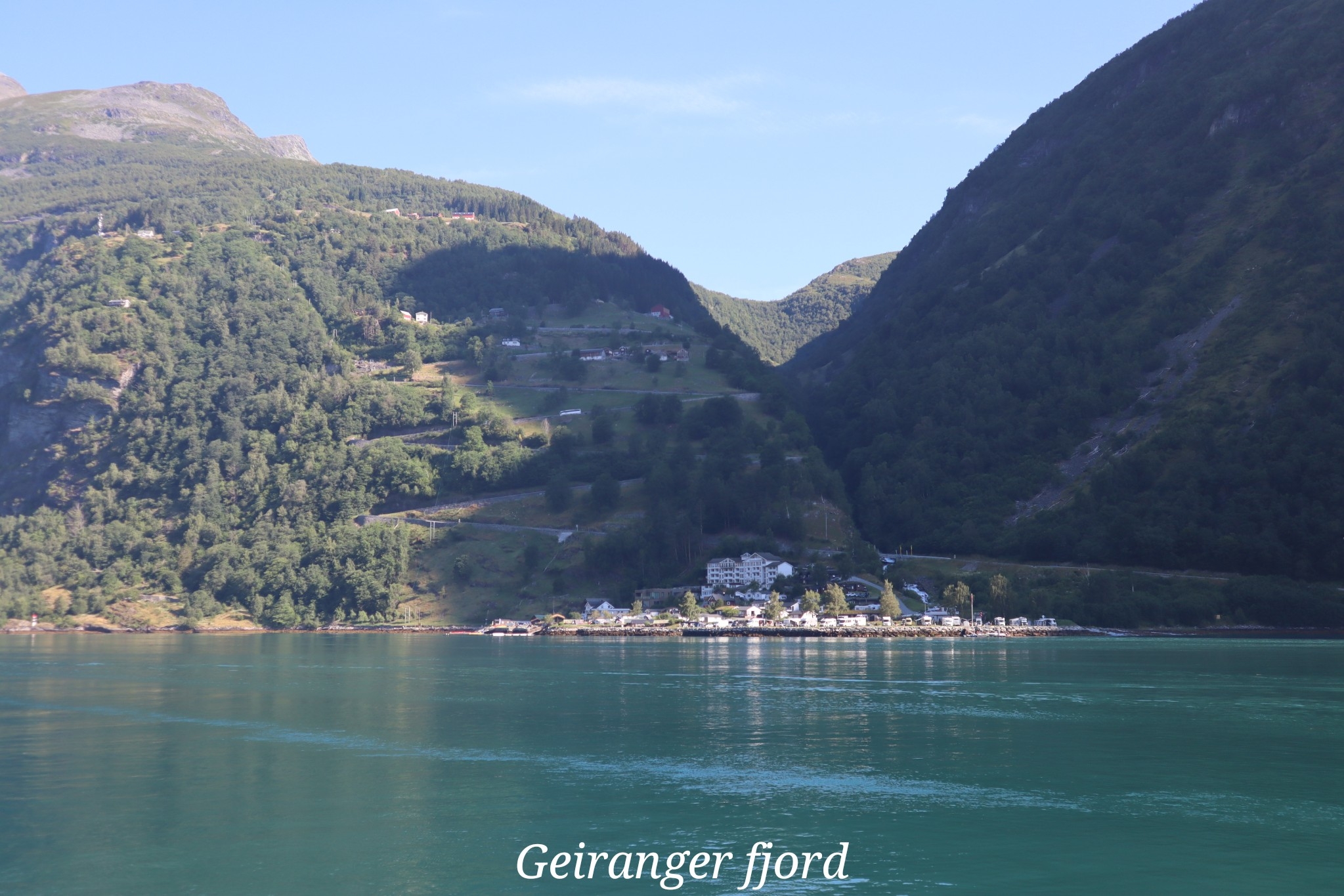 Geiranger fjord Norvège