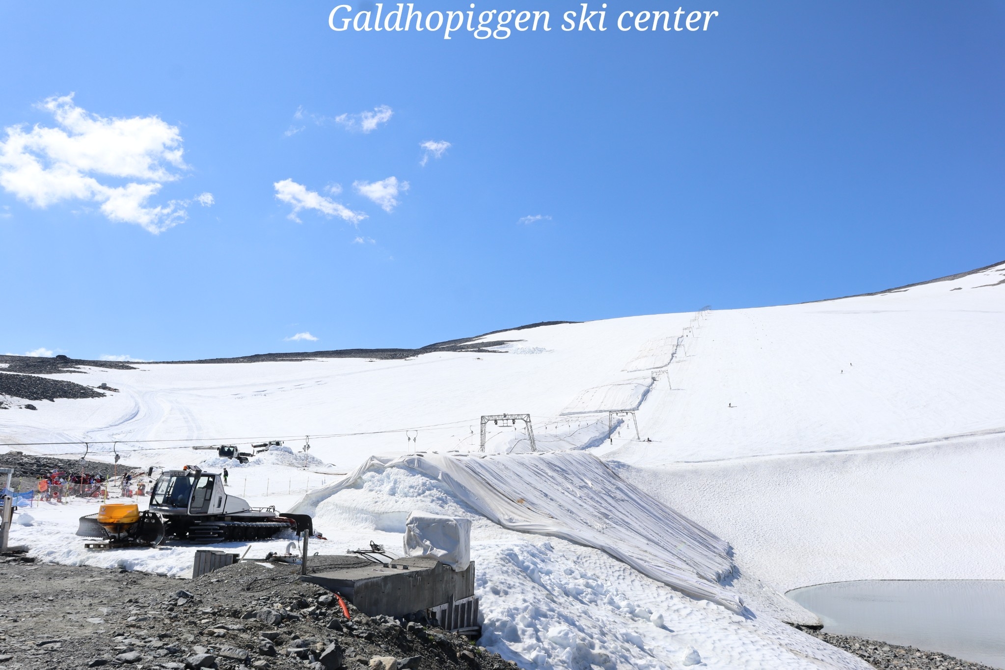 Galdhopiggen ski center Norvège