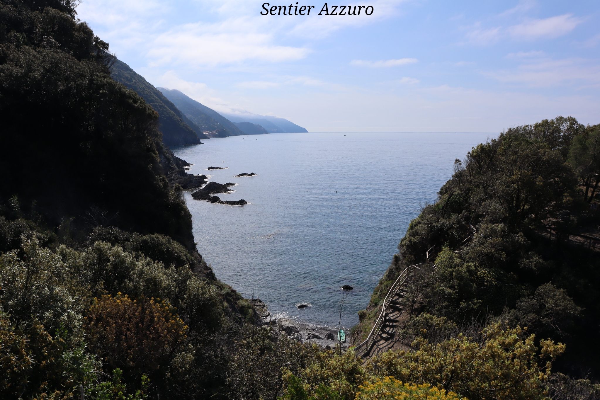 Azzuro cinque terre Italie