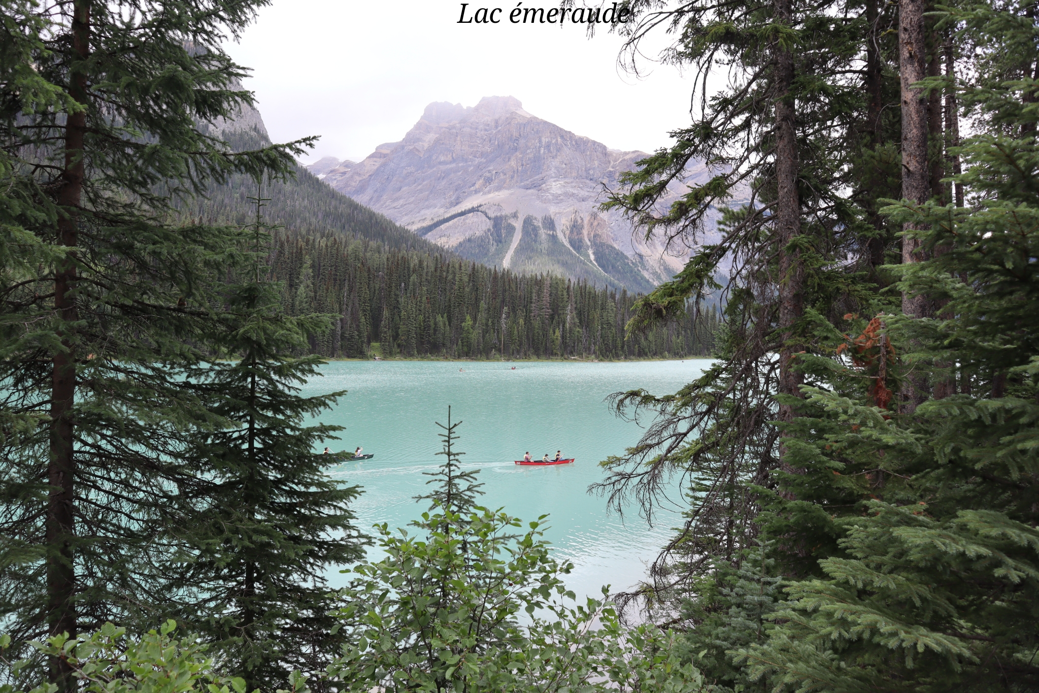 Lac émeraude Canada