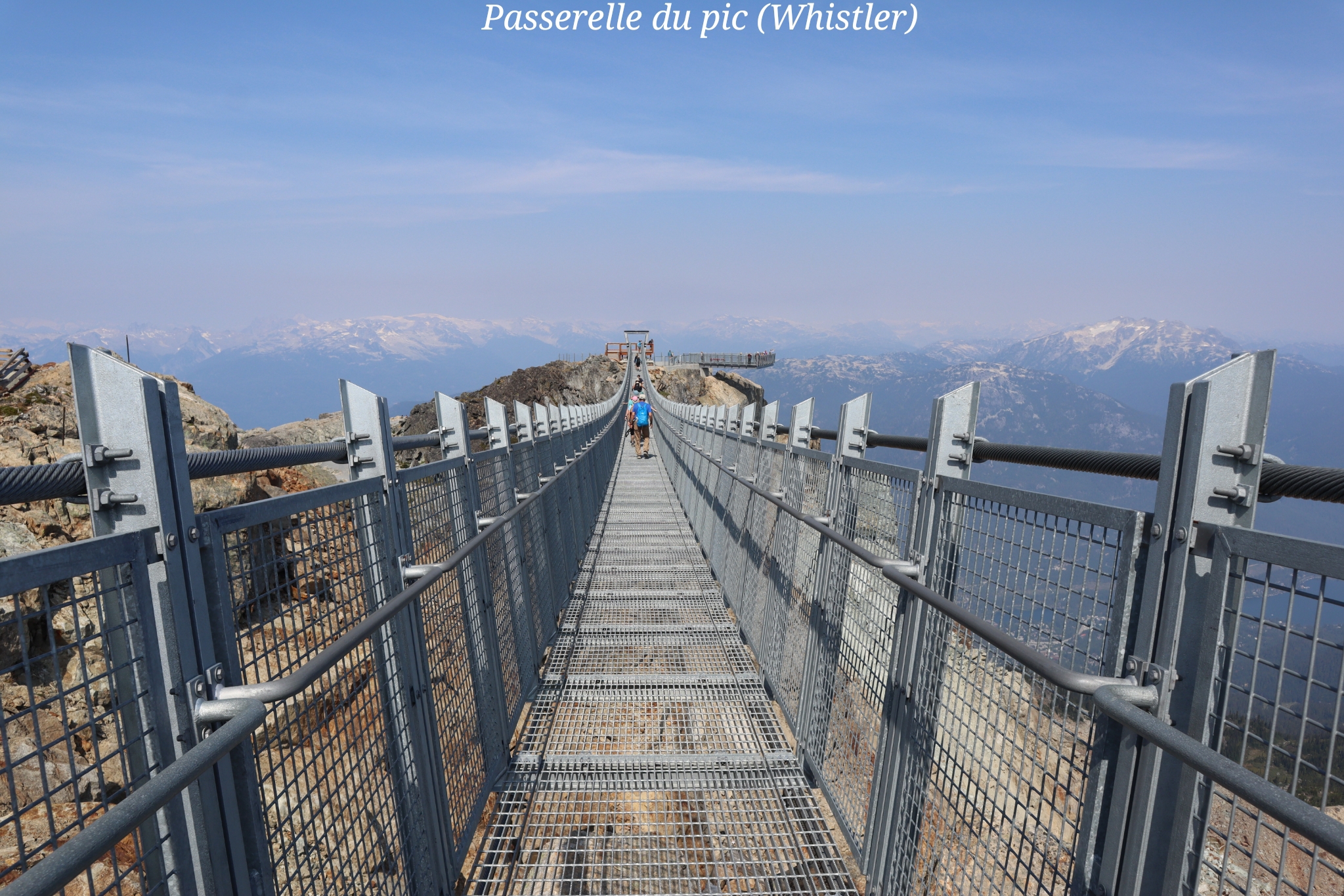 Passerelle pic Whistler Canada