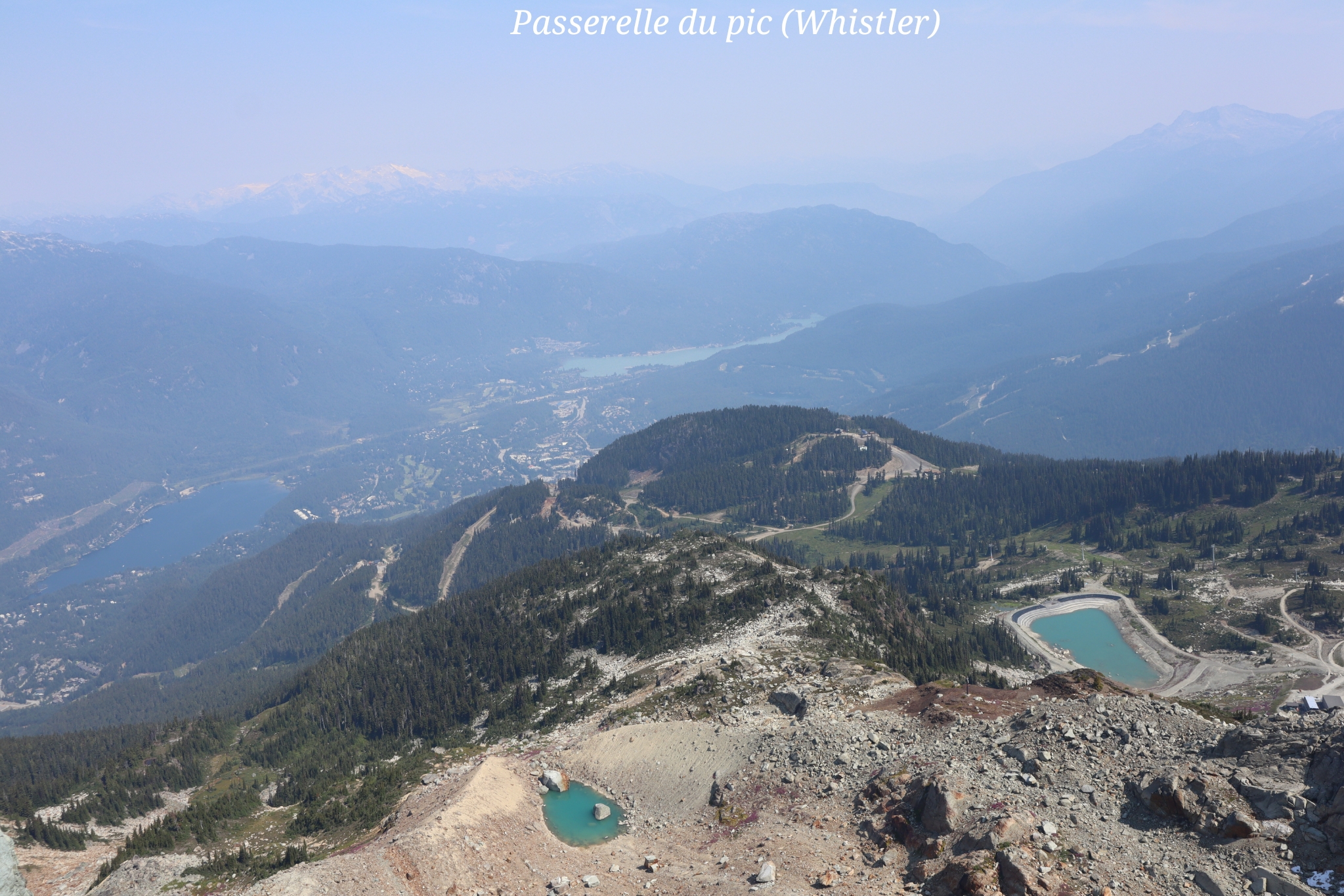 Passerelle pic Whistler Canada