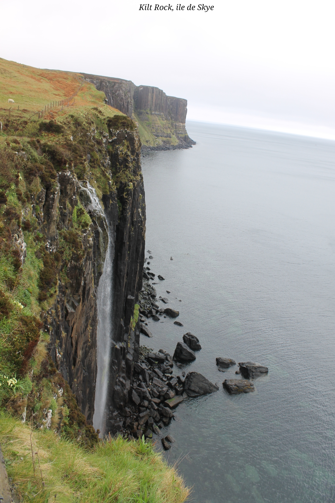 Kilt rock Skye Ecosse