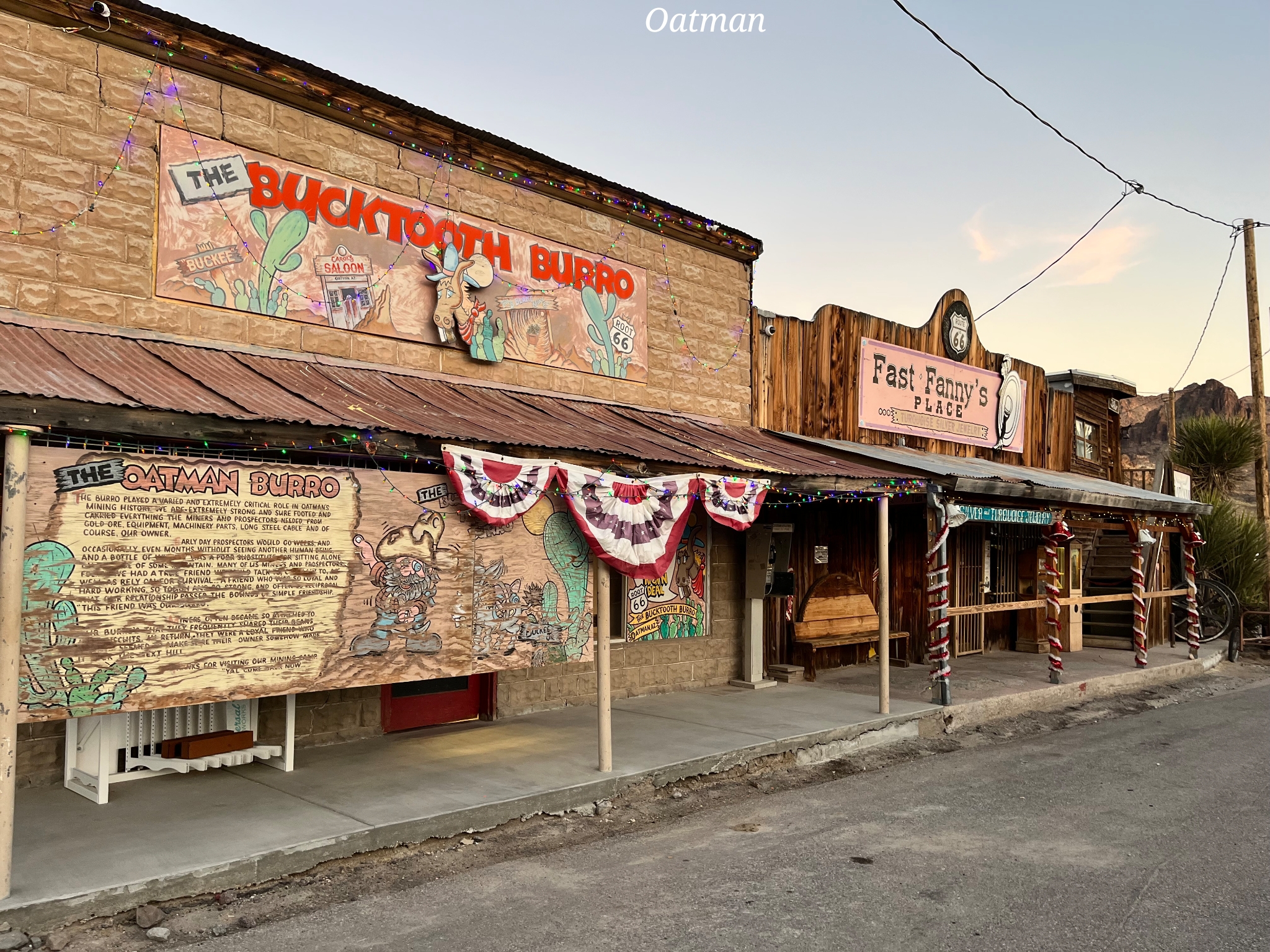 Oatman Route 66 Etats Unis