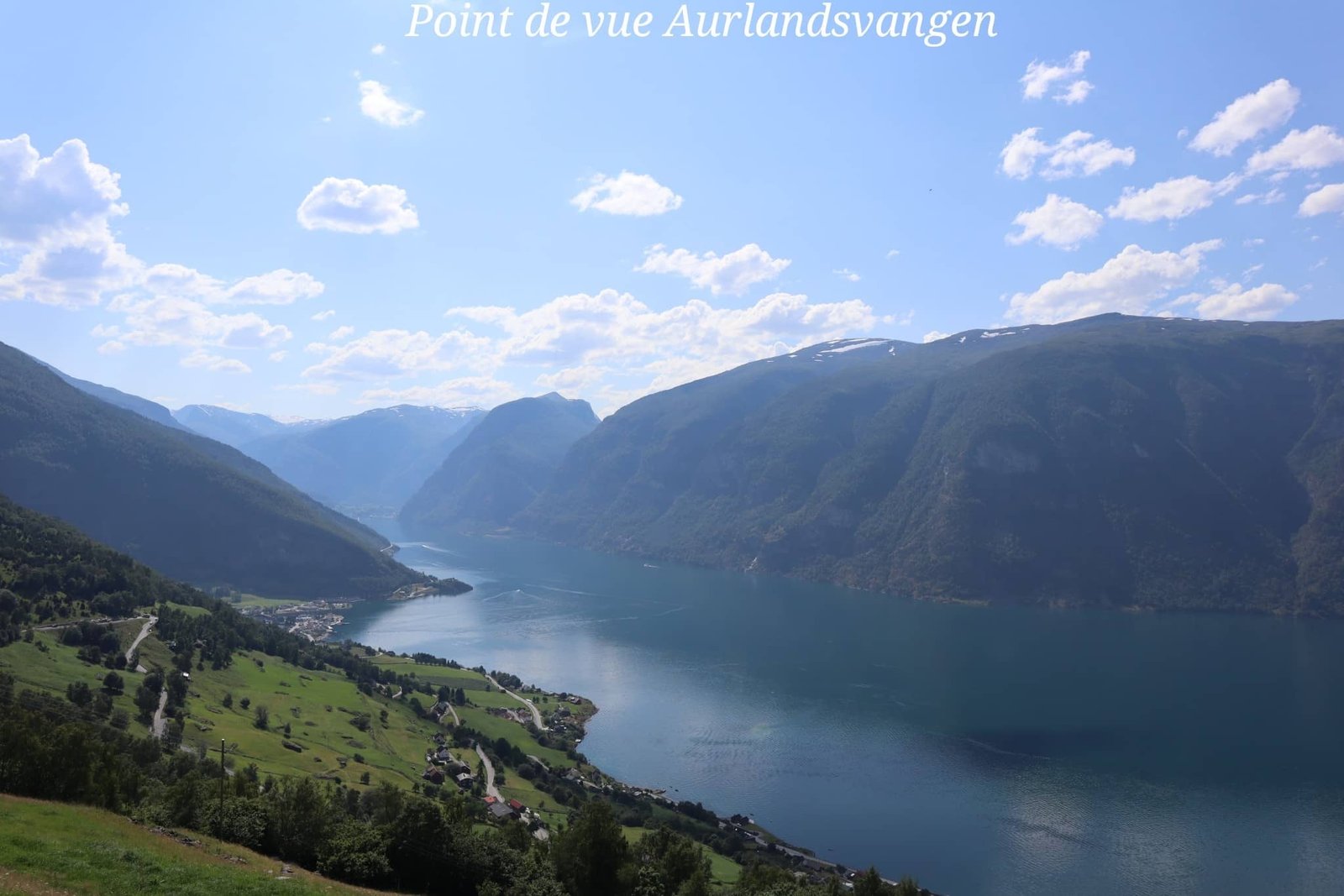 Aurlandsvangen - fjord - vue - voyage - Norvège