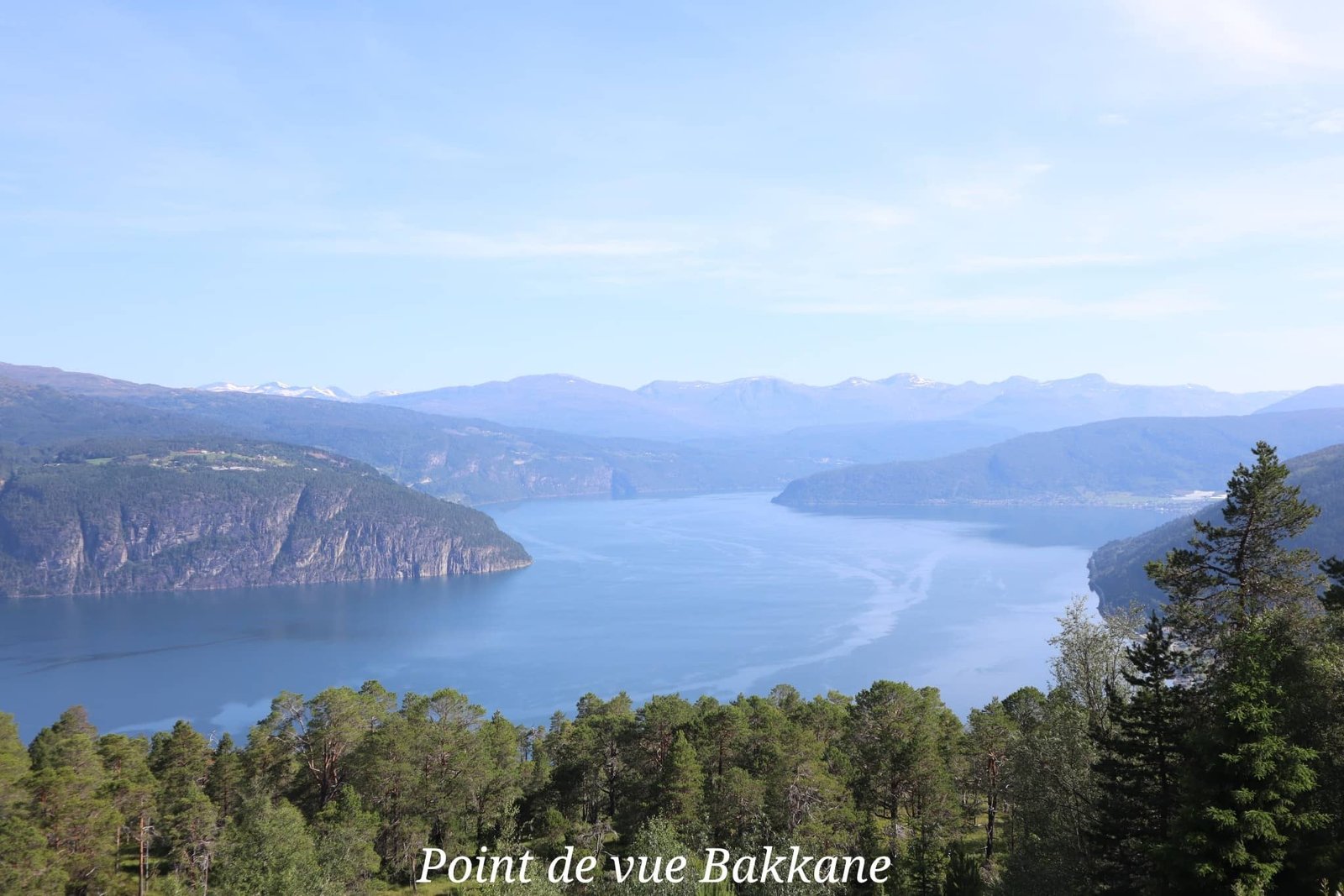 Bakkane - point de vue - fjord - voyage - Norvège