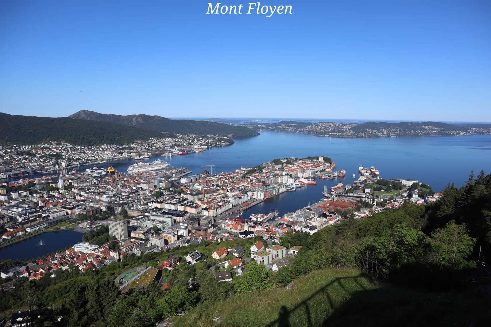 Bergen - funiculaire - Mont Floyen - ville - Norvège - voyage