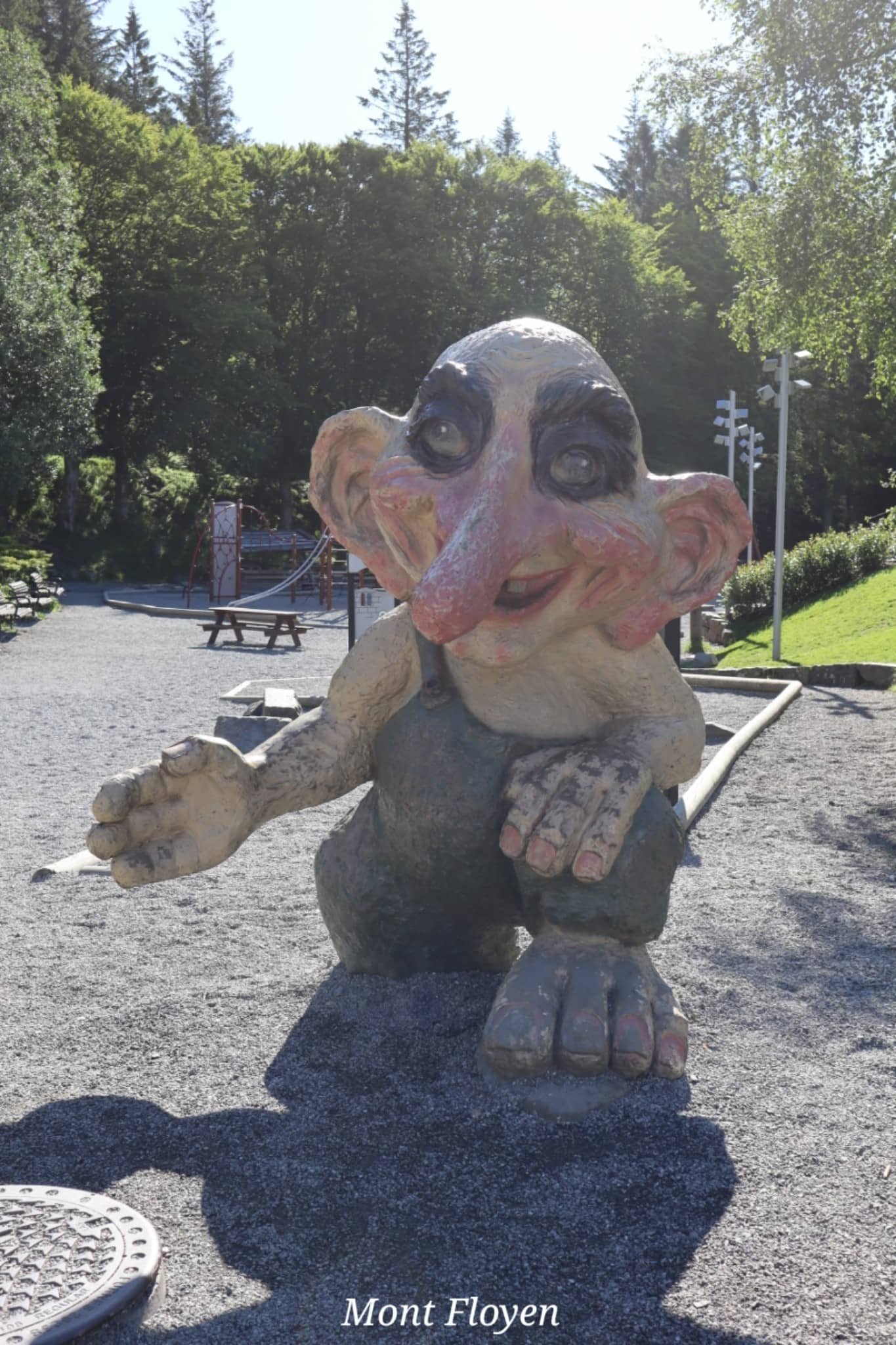 Bergen - funiculaire - Mont Floyen - troll - ville - Norvège - voyage