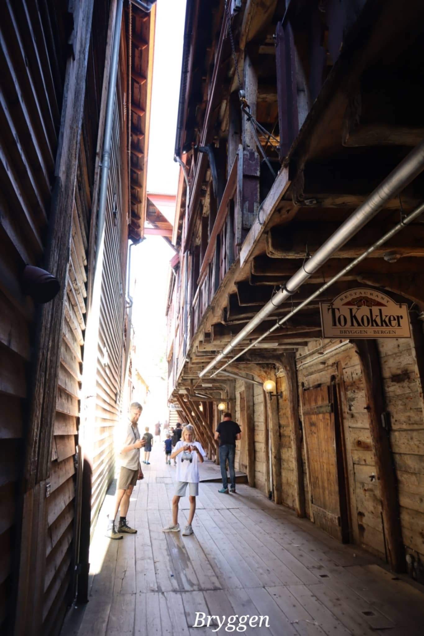 Bergen - Bryggen - maisons en bois - ville - Norvège - voyage