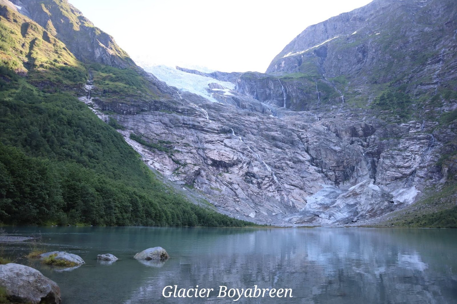 Boyabreen - glacier - neige éternelle - voyage - Norvège