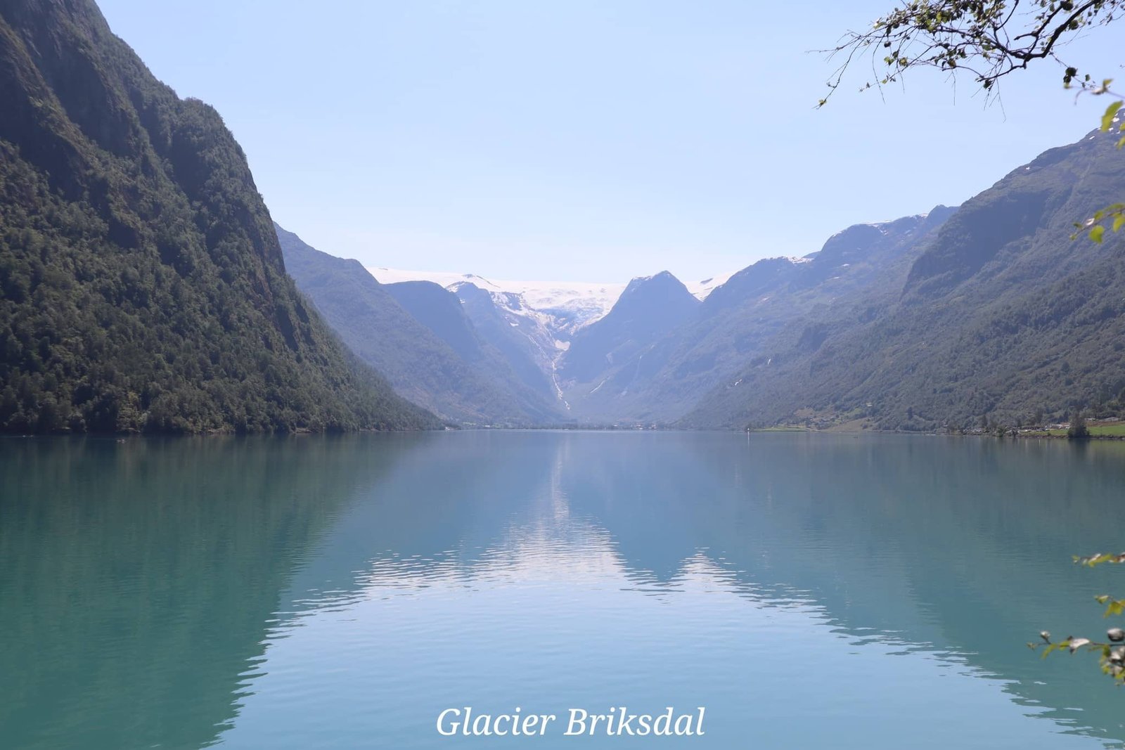 Briksdal - glacier - lac - voyage - Norvège