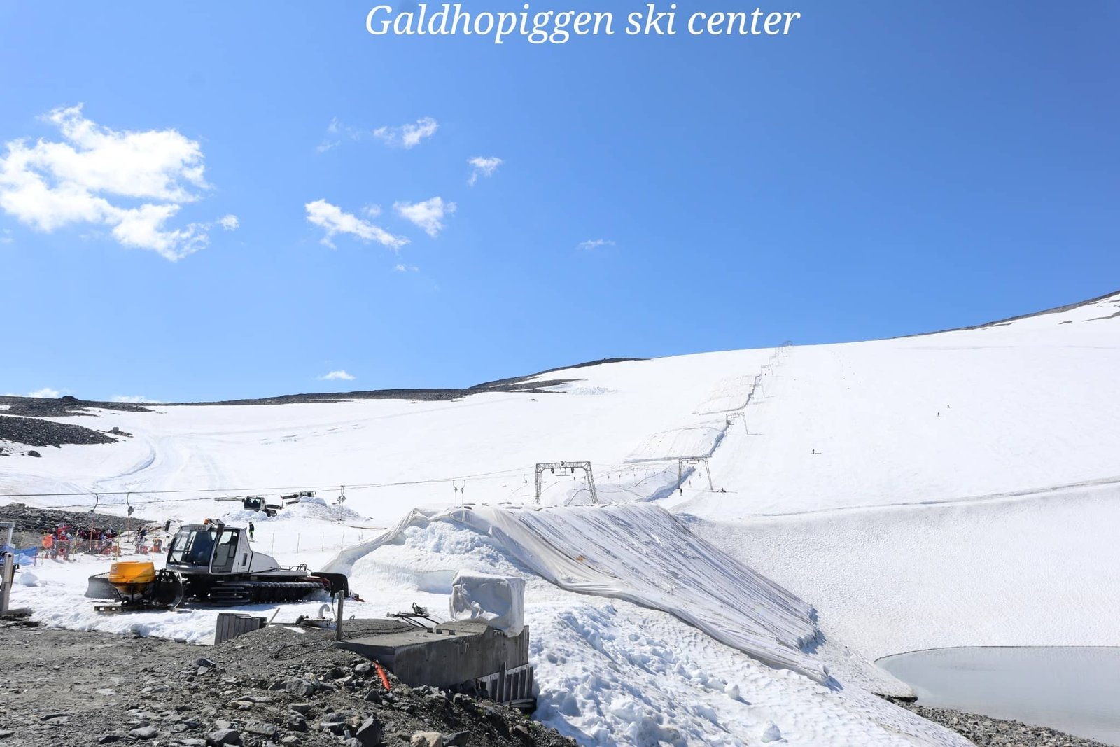 Galdhopiggen - ski - neige - rocaille - voyage - Norvège
