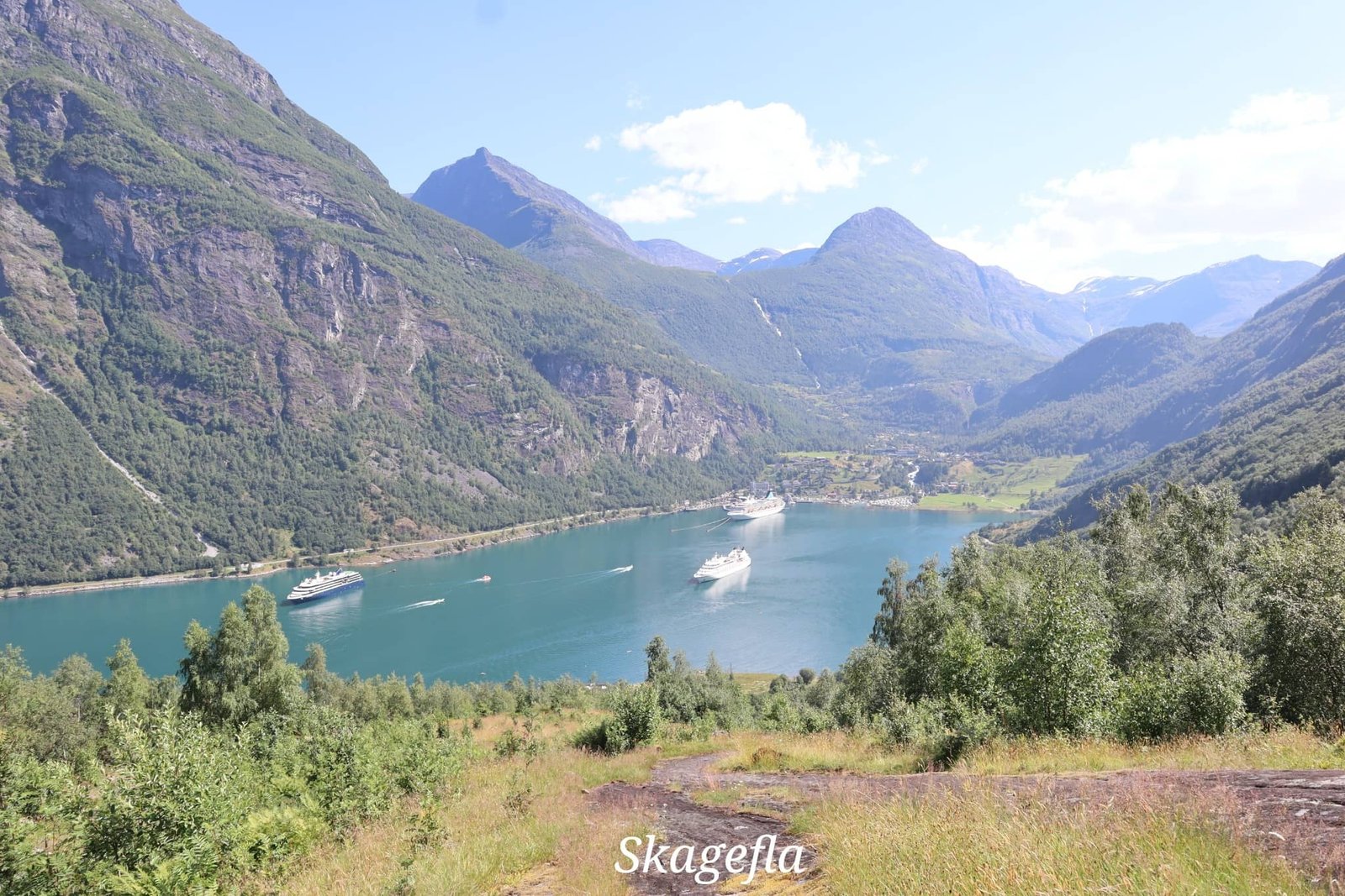 Geiranger - fjord - montagnes - croisière - randonnée - Skagefla - voyage - Norvège