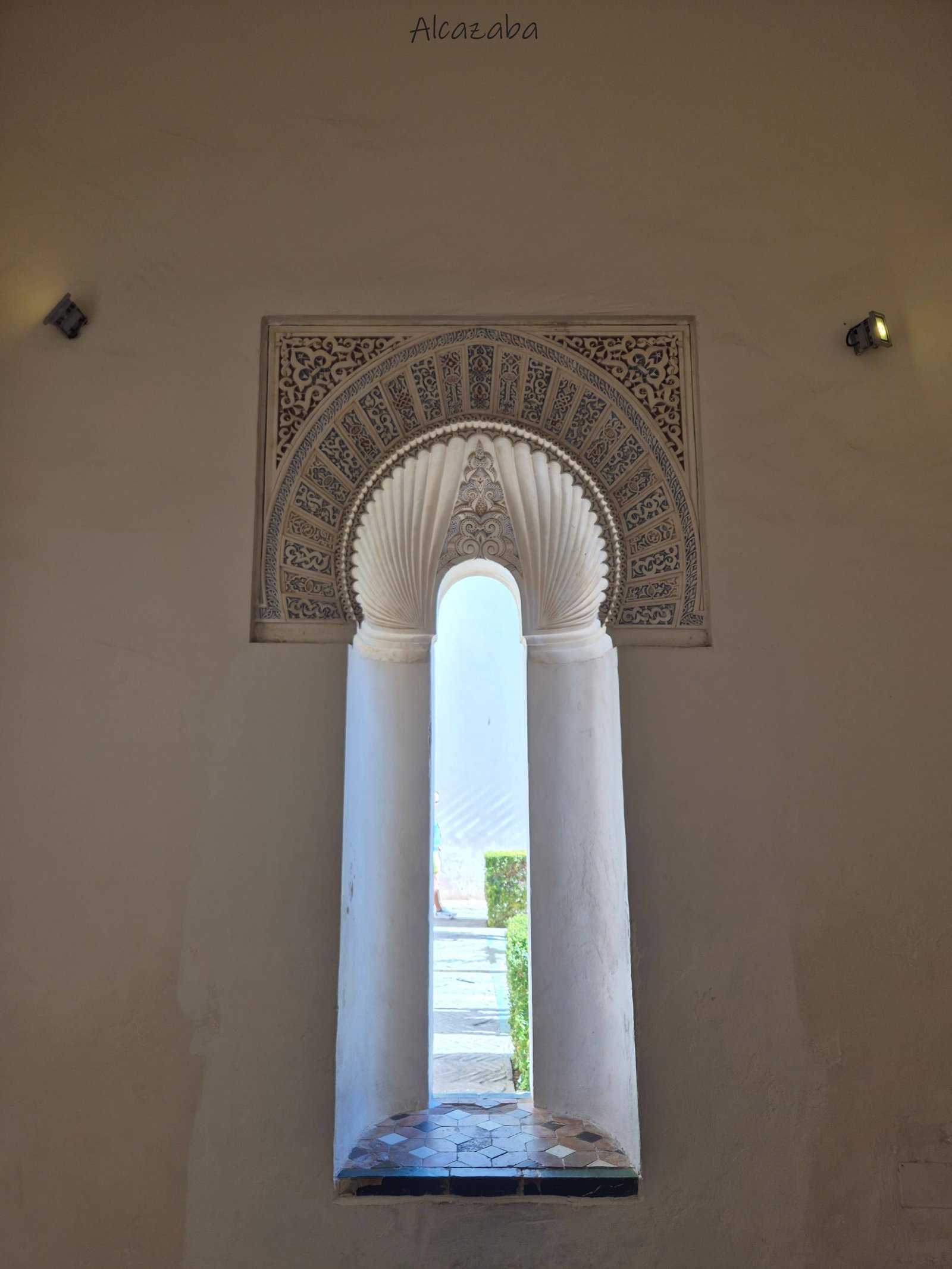 Malaga - Alcazaba - Fenêtre - ville - voyage