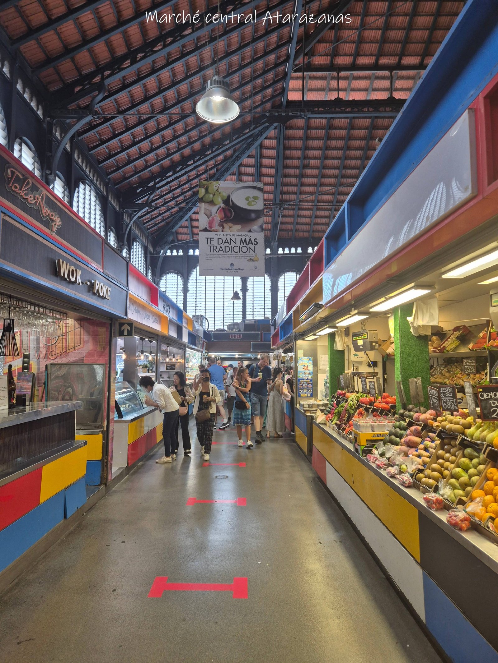 Malaga - marché central Atarazanas - ville - voyage