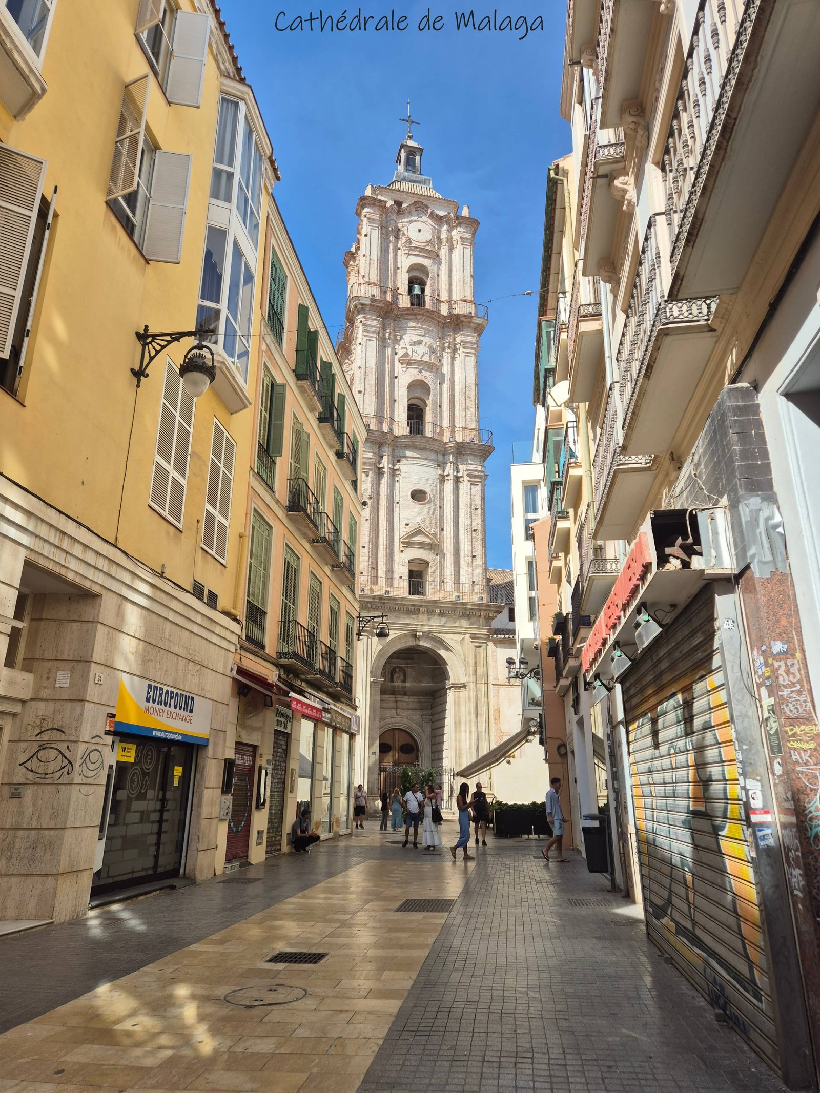 Malaga - cathédrale - ville - voyage