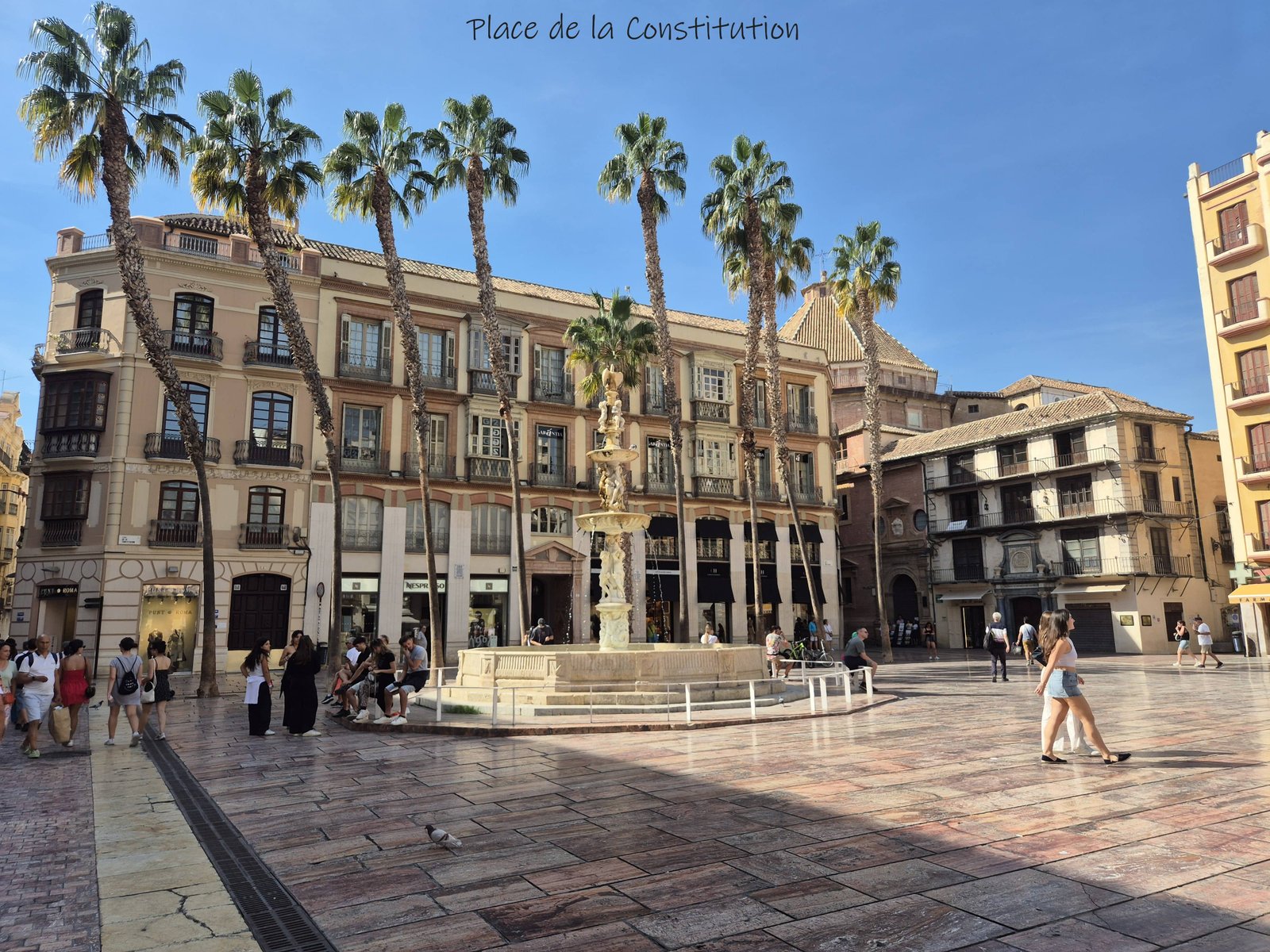 Malaga - Place de la constitution - ville - voyage
