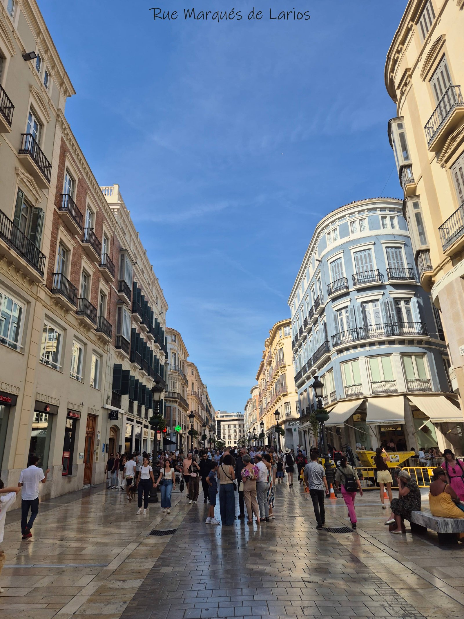 Malaga - rue Marqués de Larios - ville - voyage