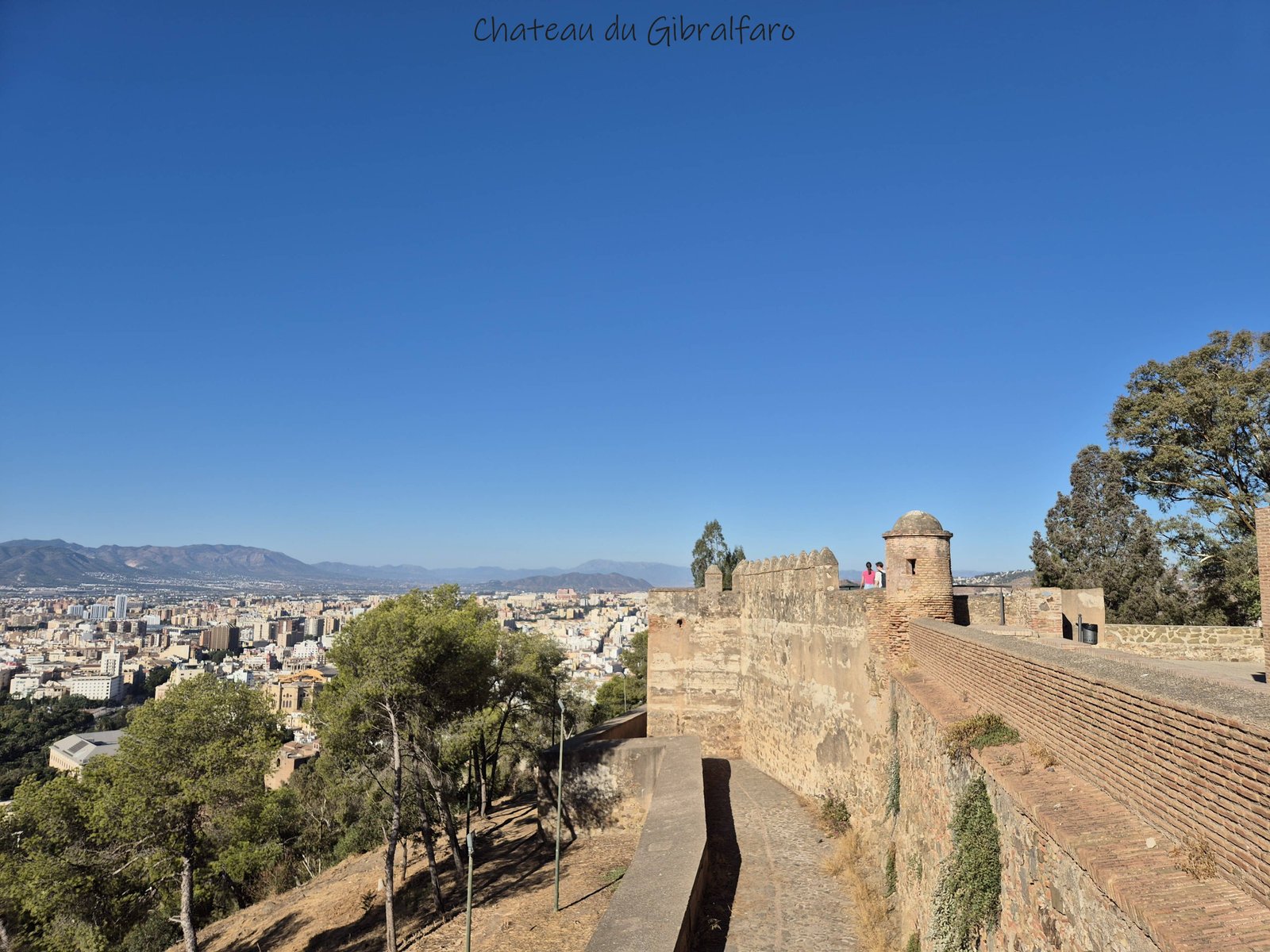 Malaga - château de Gibralfaro - ville - voyage