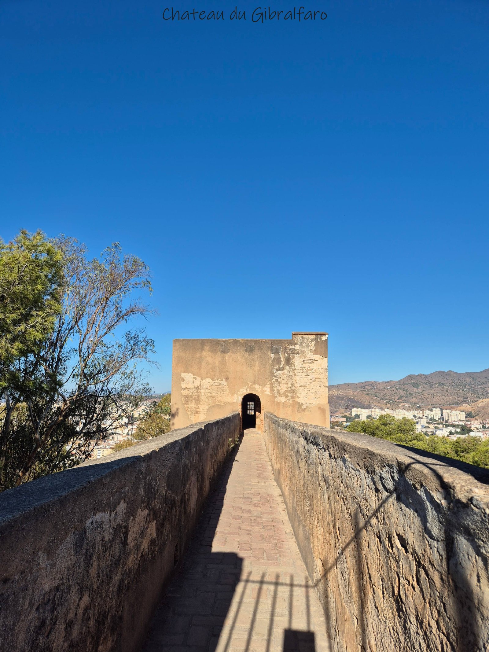 Malaga - château de Gibralfaro - ville - voyage
