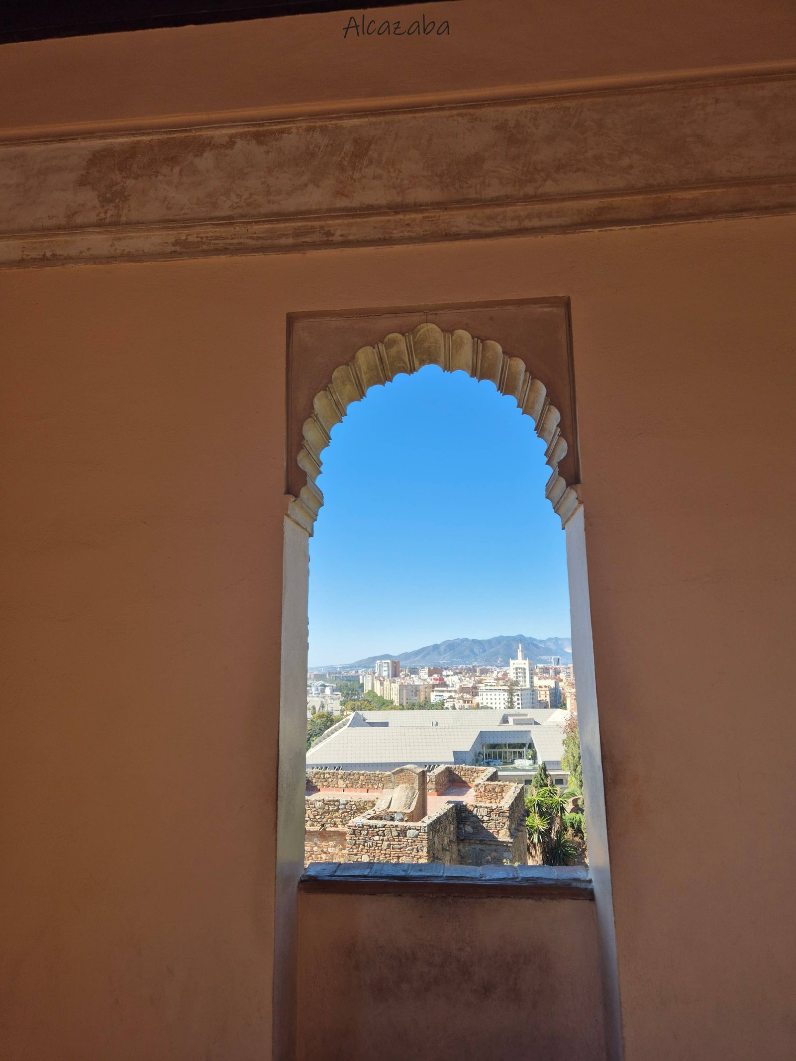 Malaga - Alcazaba - Fenêtre - ville - voyage