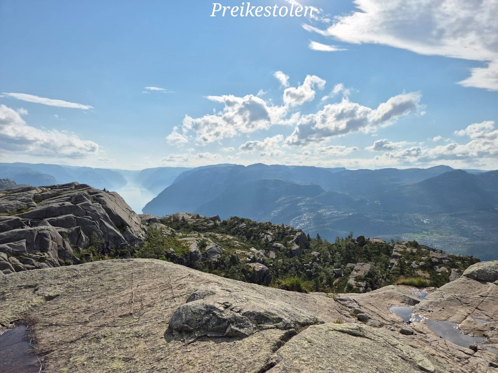 Preikestolen - randonnée - fjord - voyage - Norvège