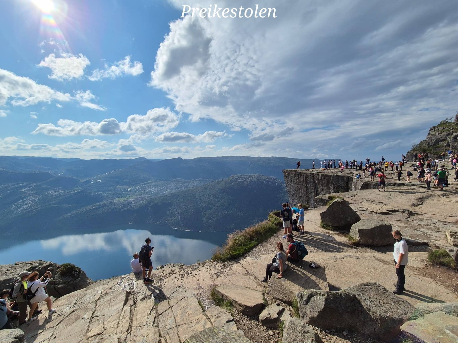 Preikestolen - randonnée - fjord - voyage - Norvège