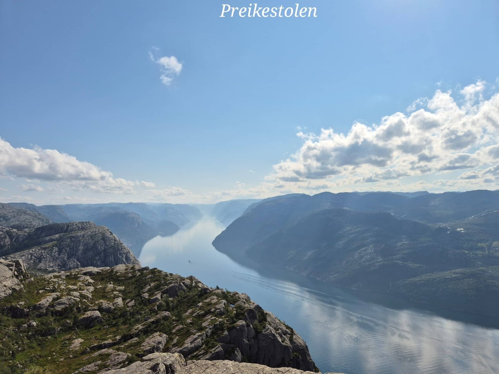 Preikestolen - randonnée - fjord - voyage - Norvège