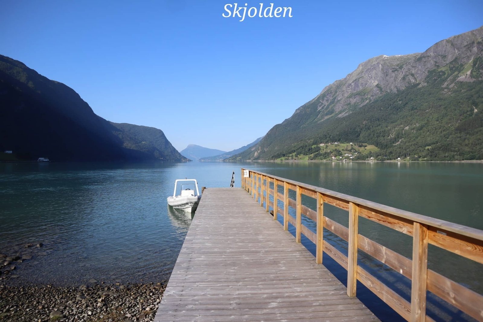 Skjolden - fjord - reflexion - voyage - Norvège