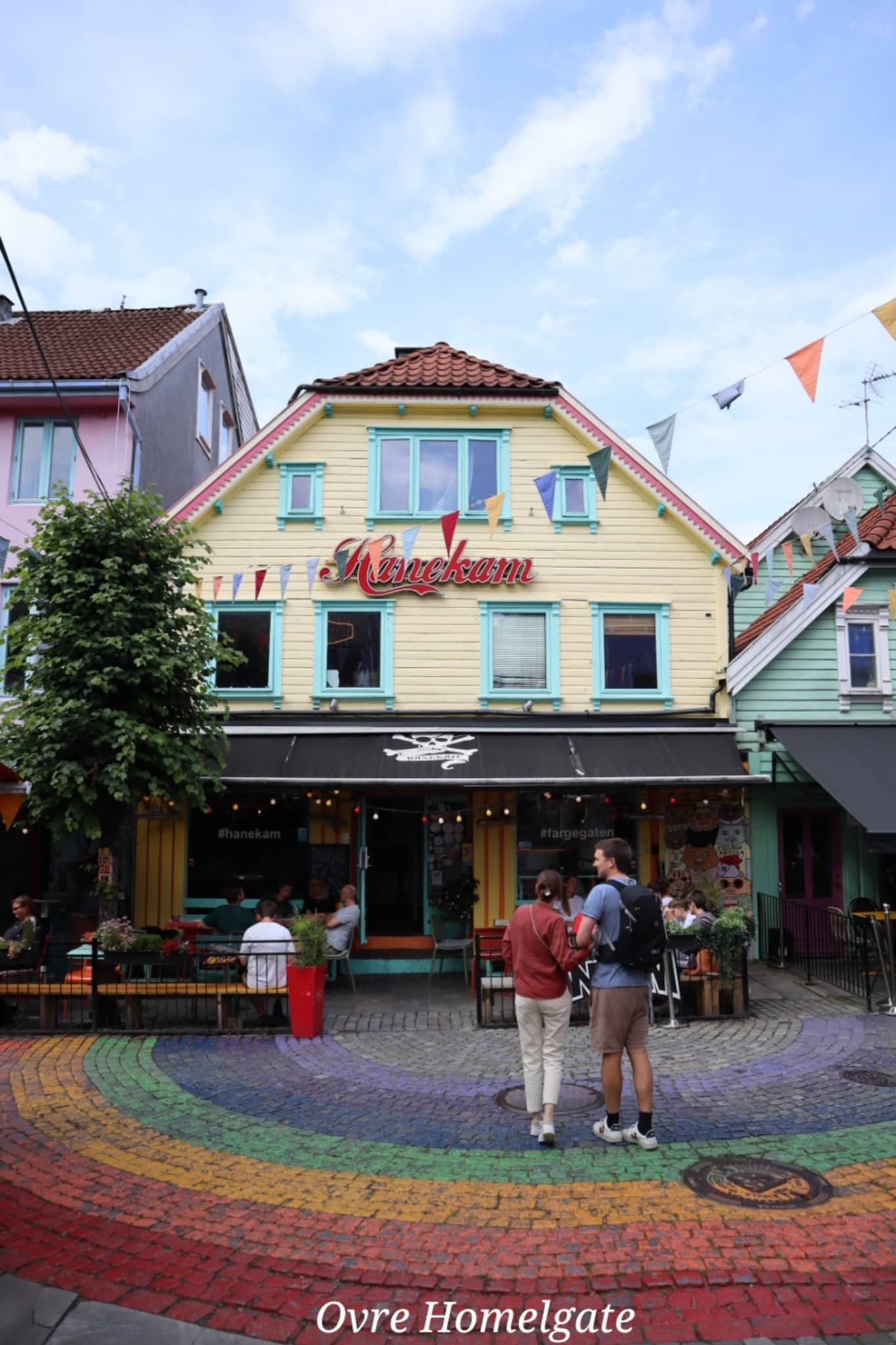 Stavanger - Ovre Holmegate - maisons colorées - voyage - Norvège