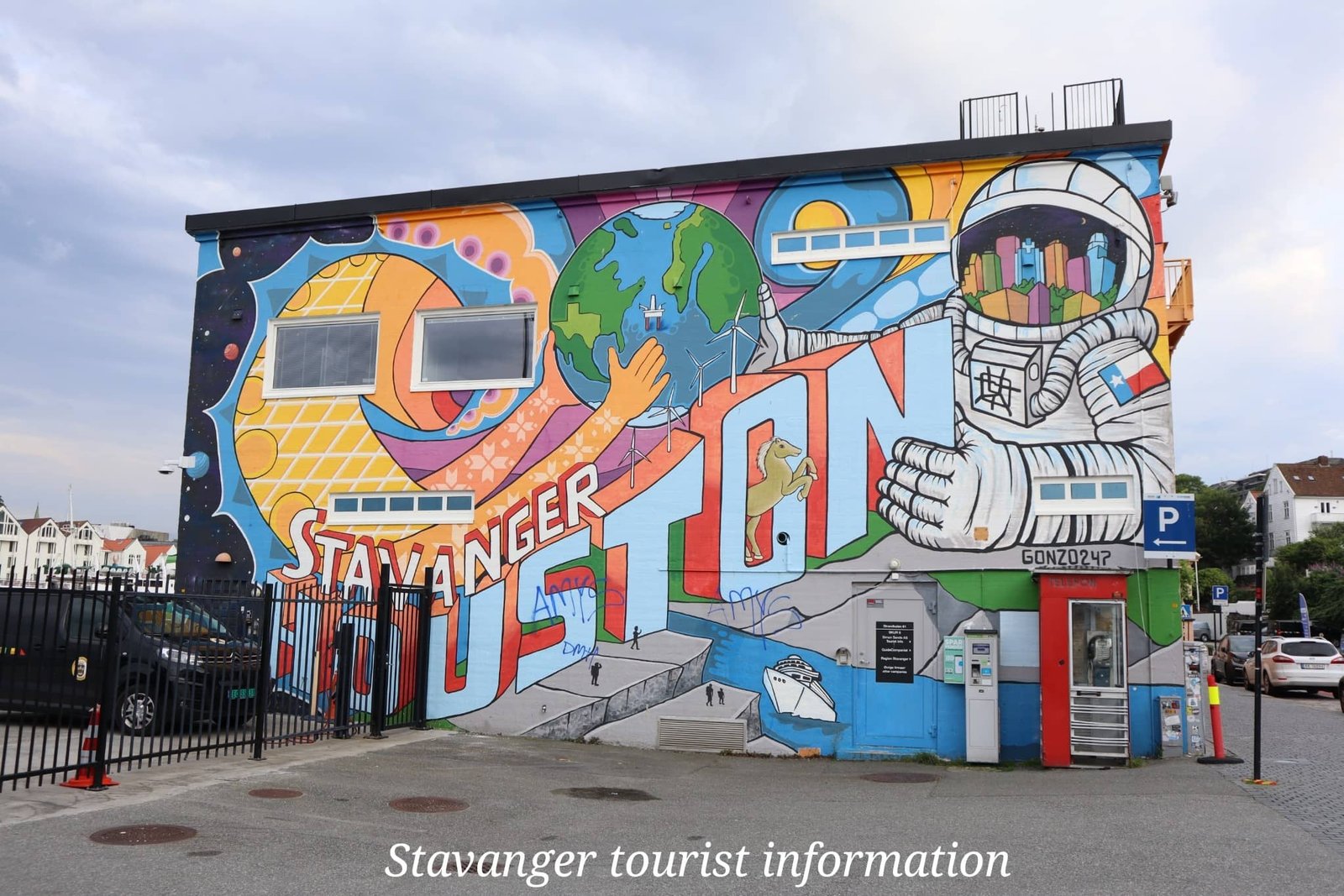 Stavanger - tourist information - mural - voyage - Norvège